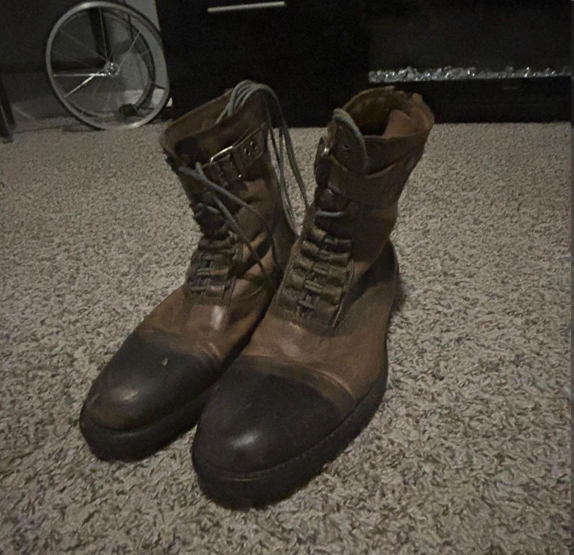 Japanese Brand Alfredo Bannister IN Leather Boots | Grailed