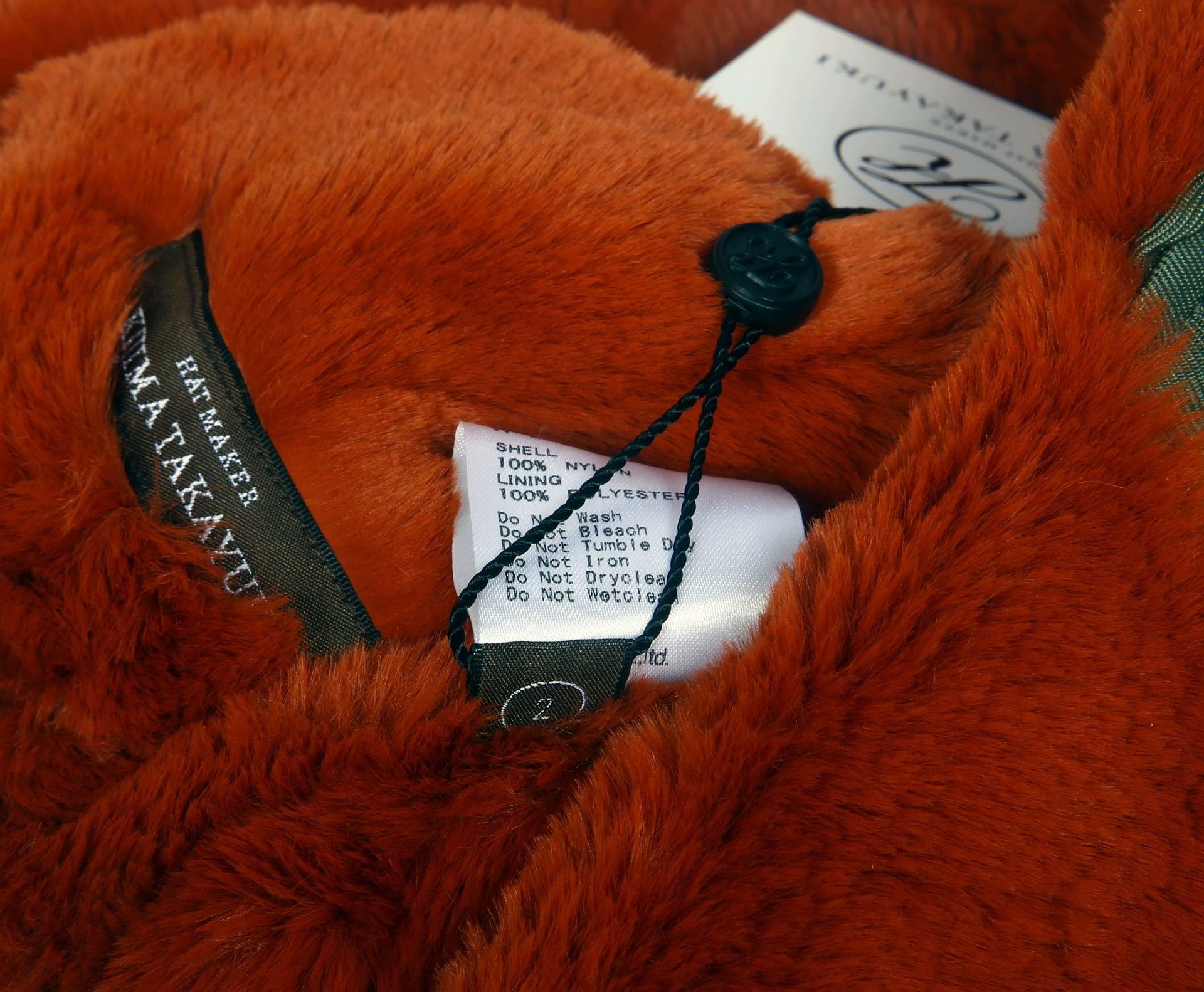 KIJIMA TAKAYUKI kijima takayuki dog ear hat olive green dirty orange faux 2 Size ONE SIZE - 8 Thumbnail