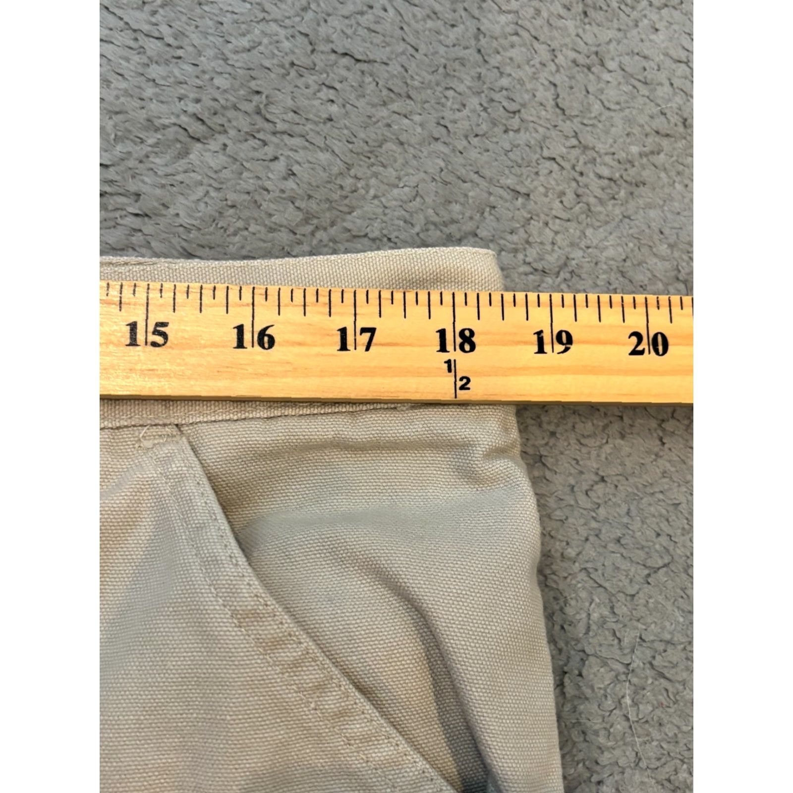 Carhartt VINTAGE Carhartt Carpenter Work Pants Mens 38x32 Beige Heavyweight Cotton Canvas 5-Pocket Regular Straight Mens 90s Grunge USA Bagged? Size US 38 / EU 54 - 3 Thumbnail
