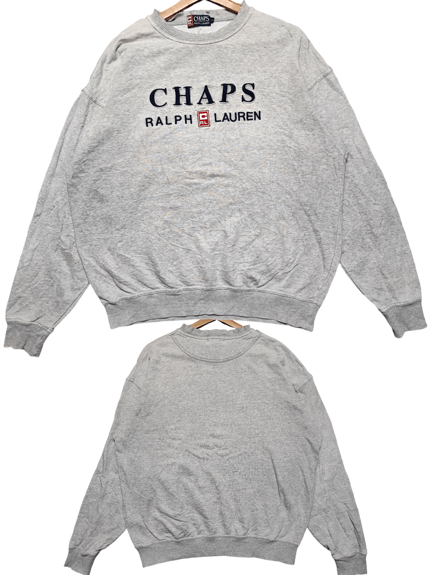 Chaps Ralph Lauren Vintage Chaps Ralph Lauren Big Flag Logo Sweatshirt Size US M / EU 48-50 / 2 - 1 Thumbnail