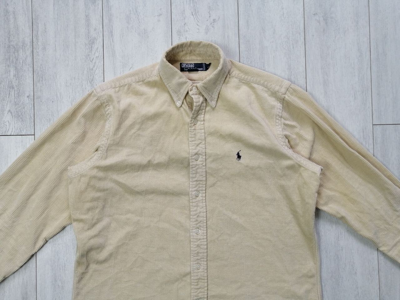 Polo Ralph Lauren × Vintage Vintage Polo Ralph Lauren Velvet Button Shirt Size US M / EU 48-50 / 2 - 2 Thumbnail