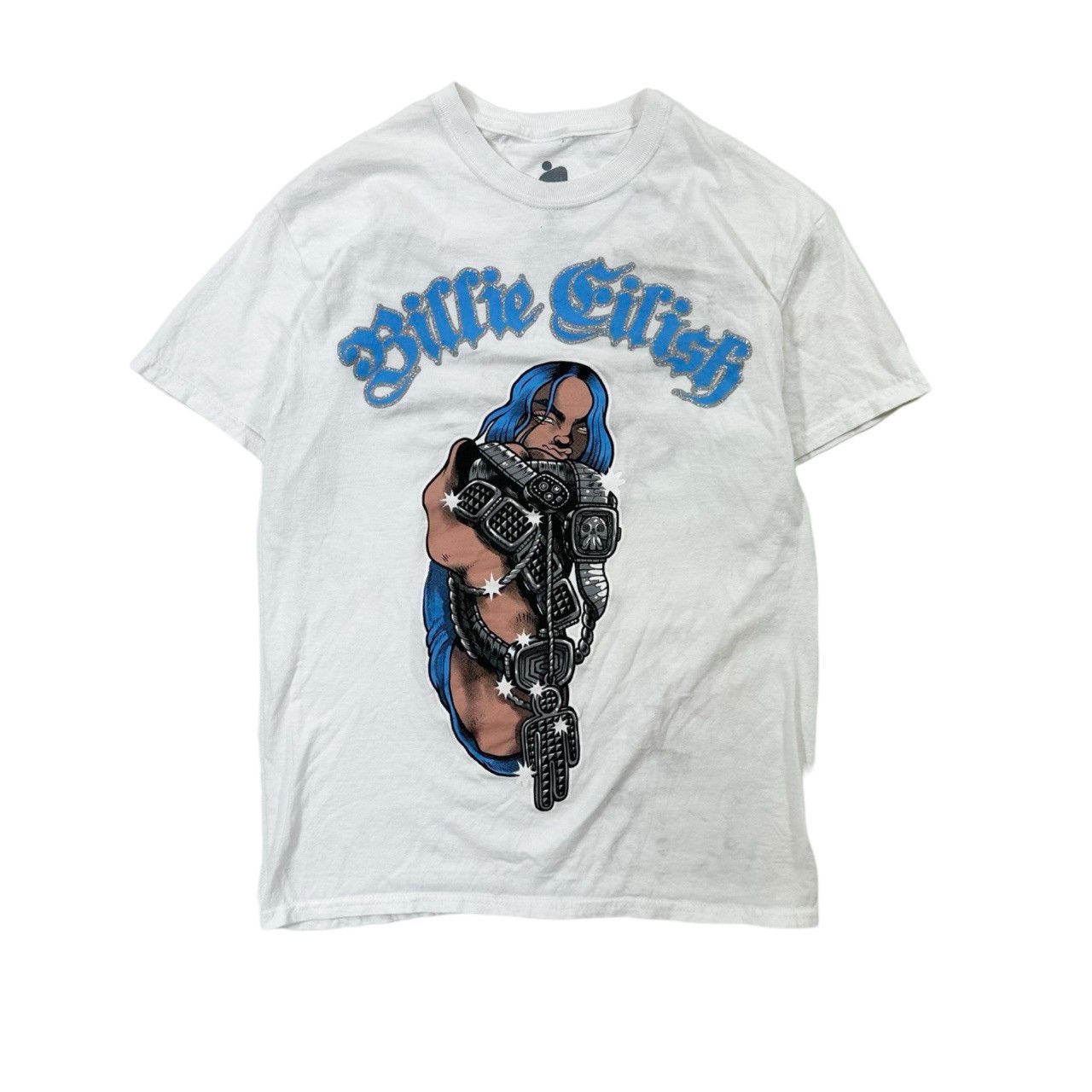 Vintage Billie Eilish Official Graphic Band Merch T Shirt Size US M / EU 48-50 / 2 - 1 Thumbnail
