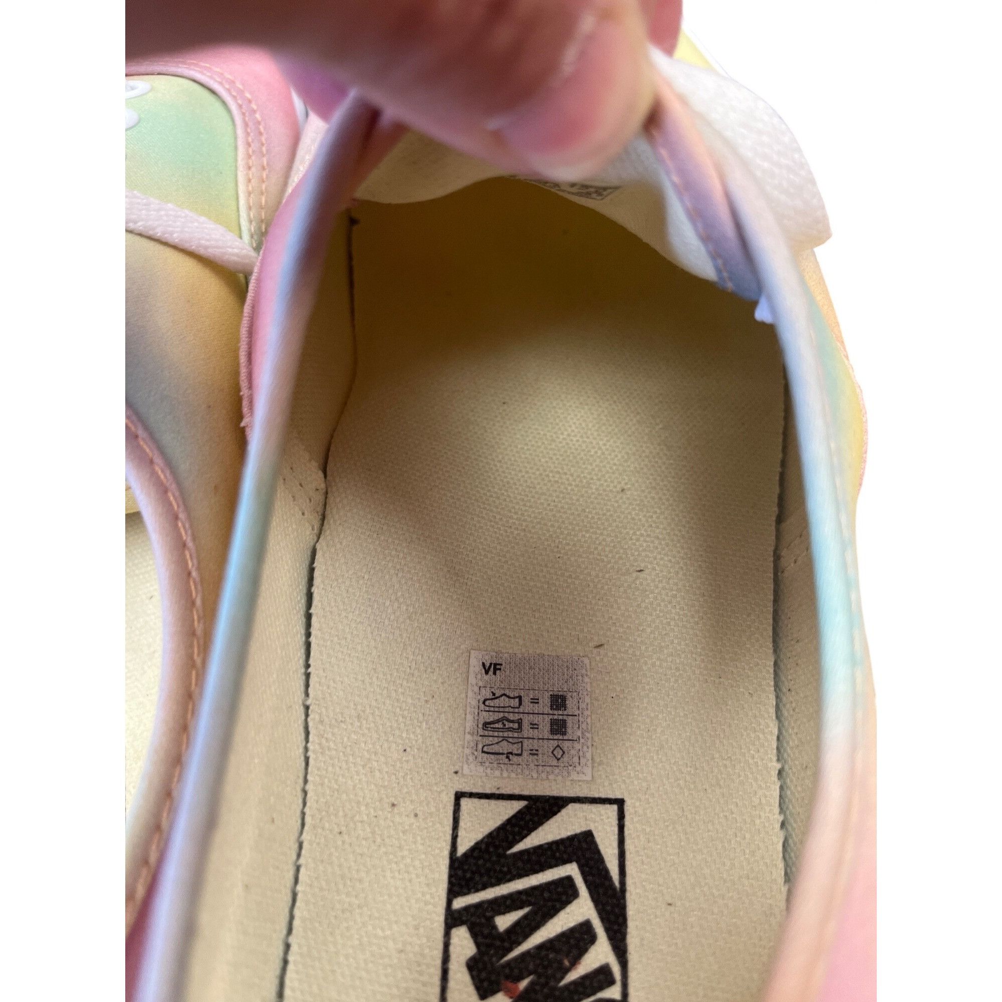 Vans Vans mens womans yellow pink low top sneakers sz 10.5m/12w S Size US 10.5 / EU 43-44 - 12 Thumbnail
