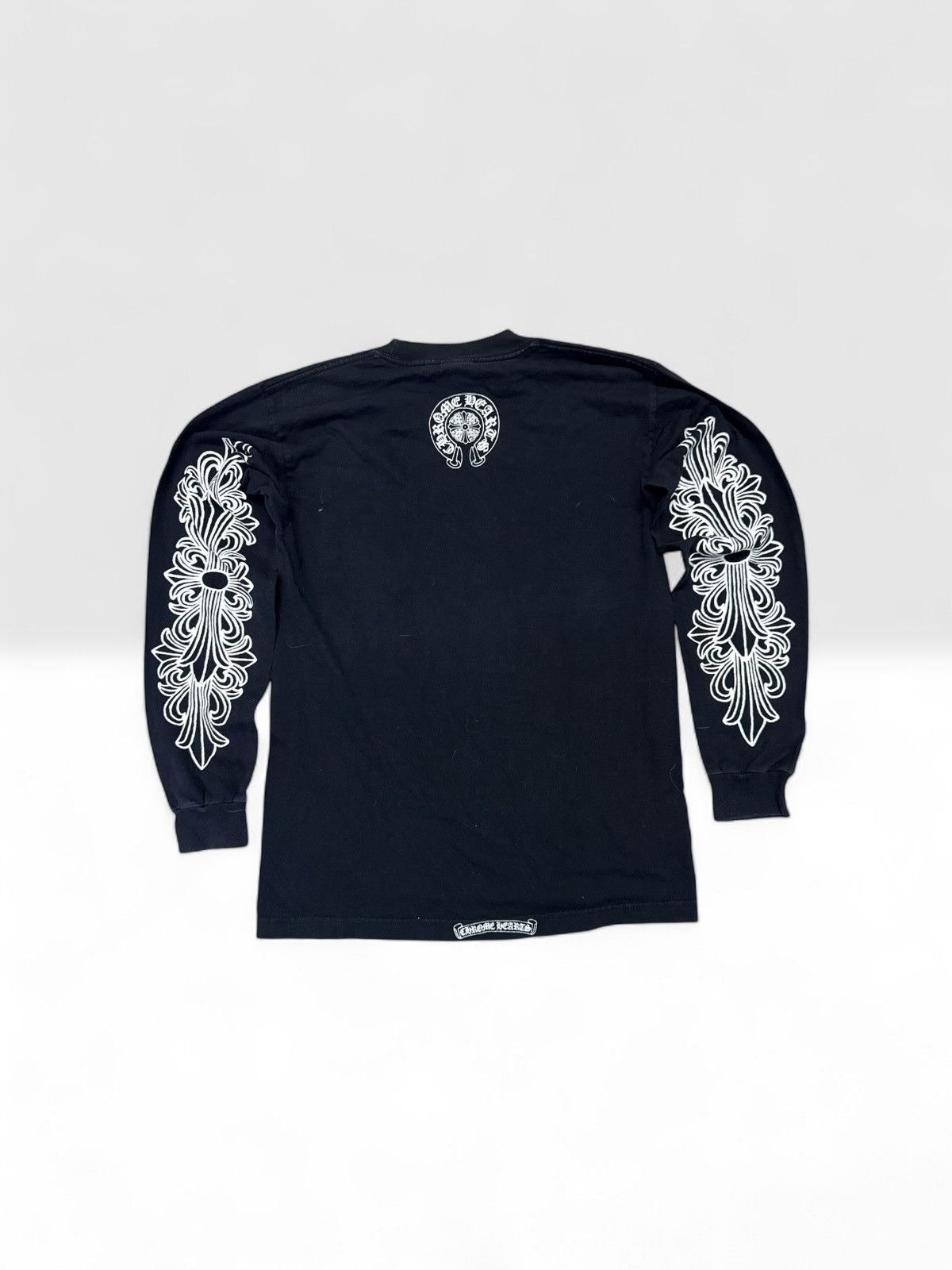 VINTAGE CHROME HEARTS DAGGER HORSEHOE LONG SLEEVES SHIRT