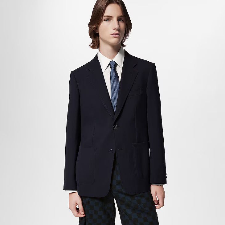 Louis Vuitton Casual Technical Wool Blazer Size 50R - 3 Thumbnail