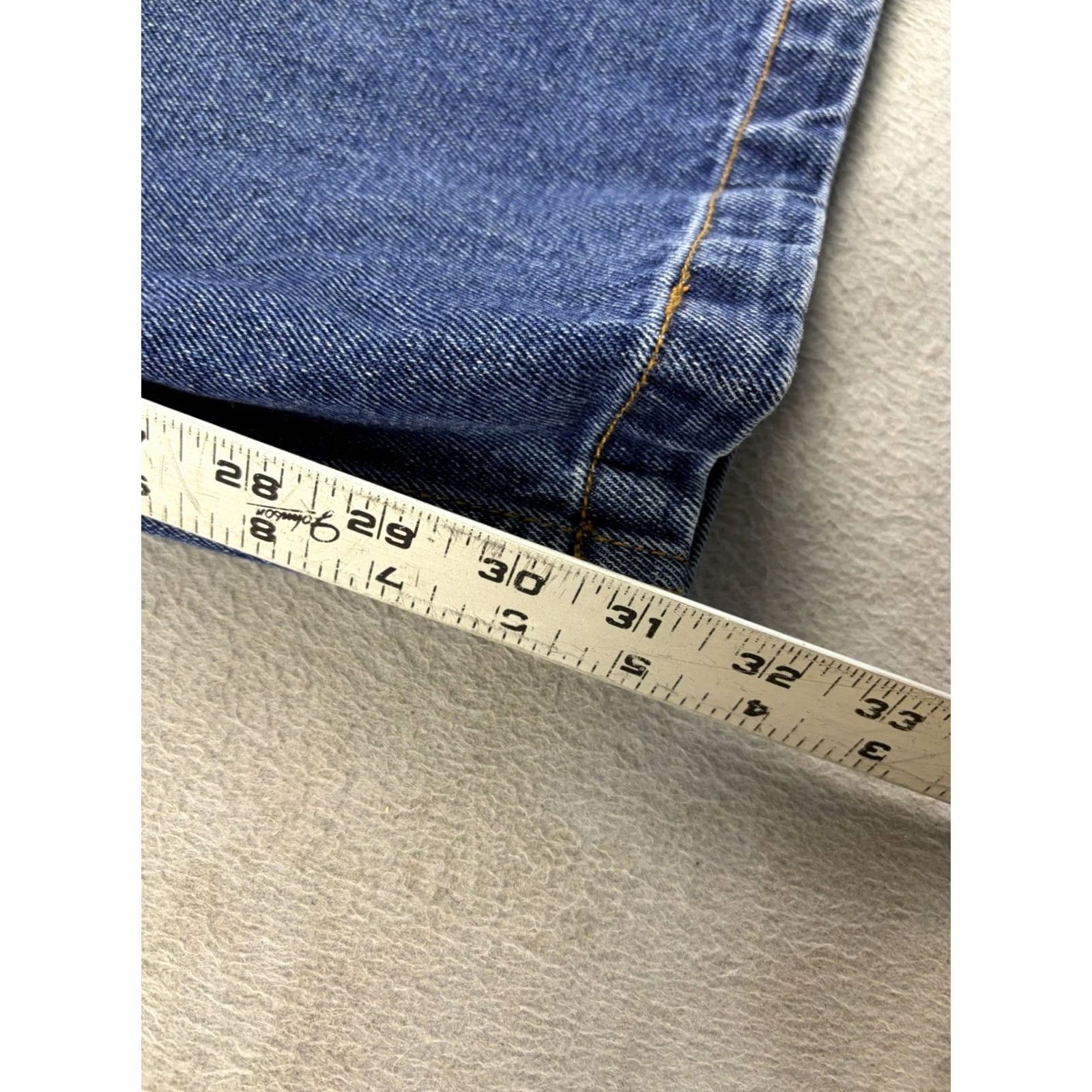 Vintage Lucy & Yak Delores Jeans Womens 36x31 Denim Midwash Blue Wide Leg Jeans Womens 36 Regular Blue Size 25" / US 0 / IT 36 - 7 Thumbnail
