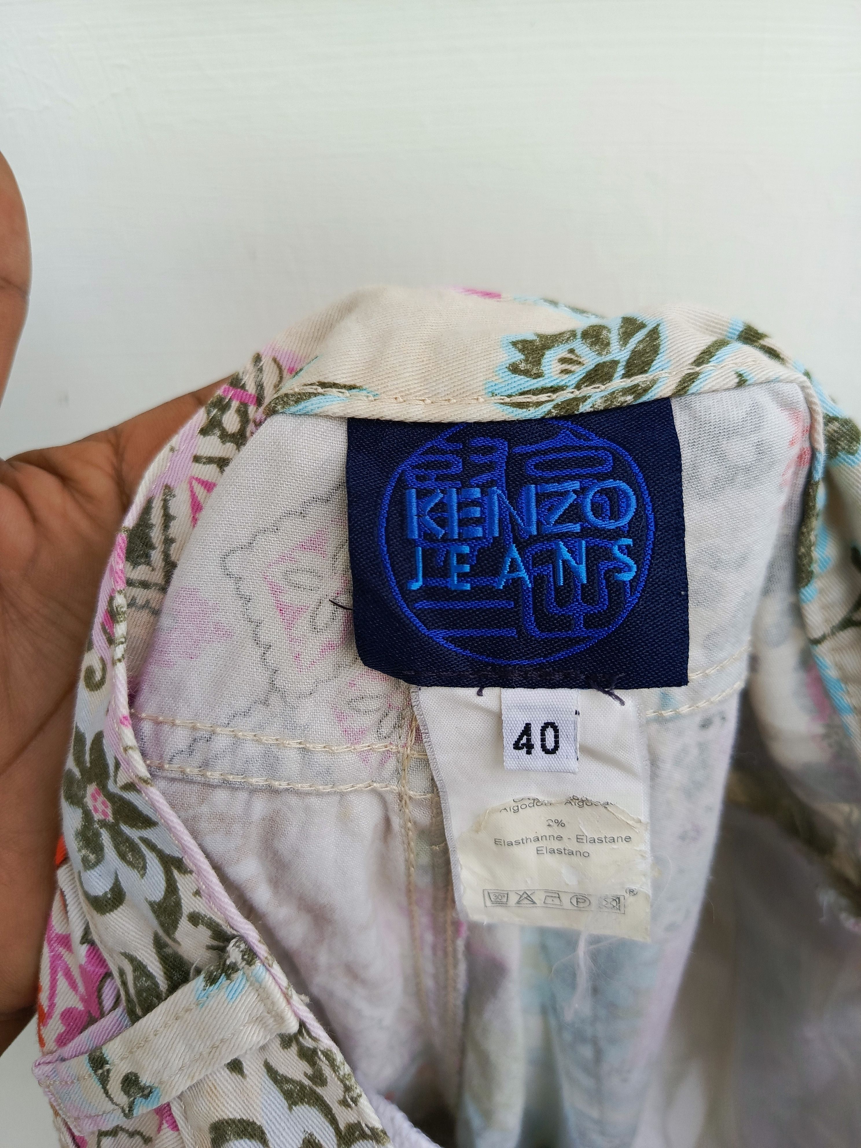 Designer × Kenzo Kenzo jeans floral pants Size 40" / US 18 - 10 Thumbnail