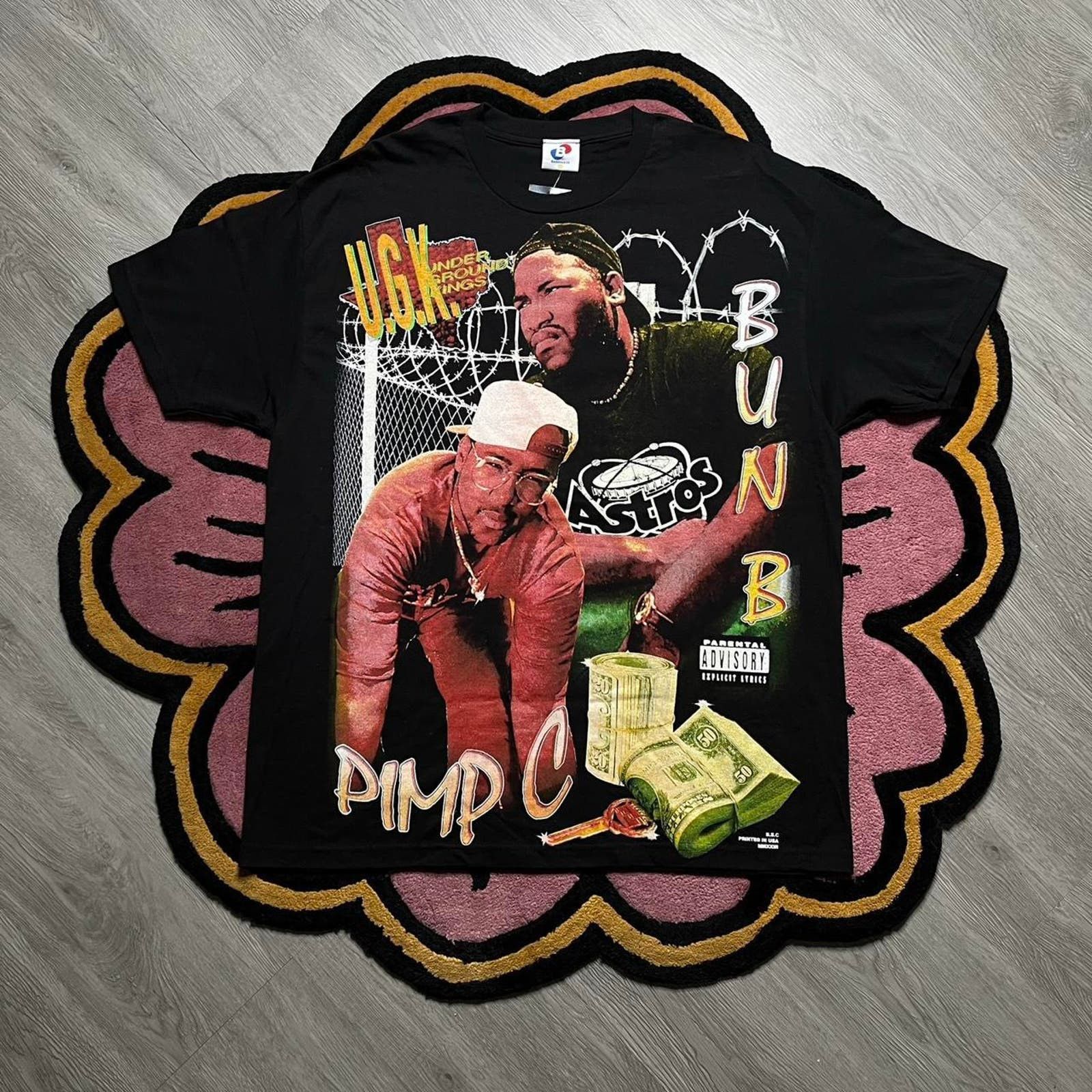 UGK vintage high quality bun B Pimp C rap T shirt RARE