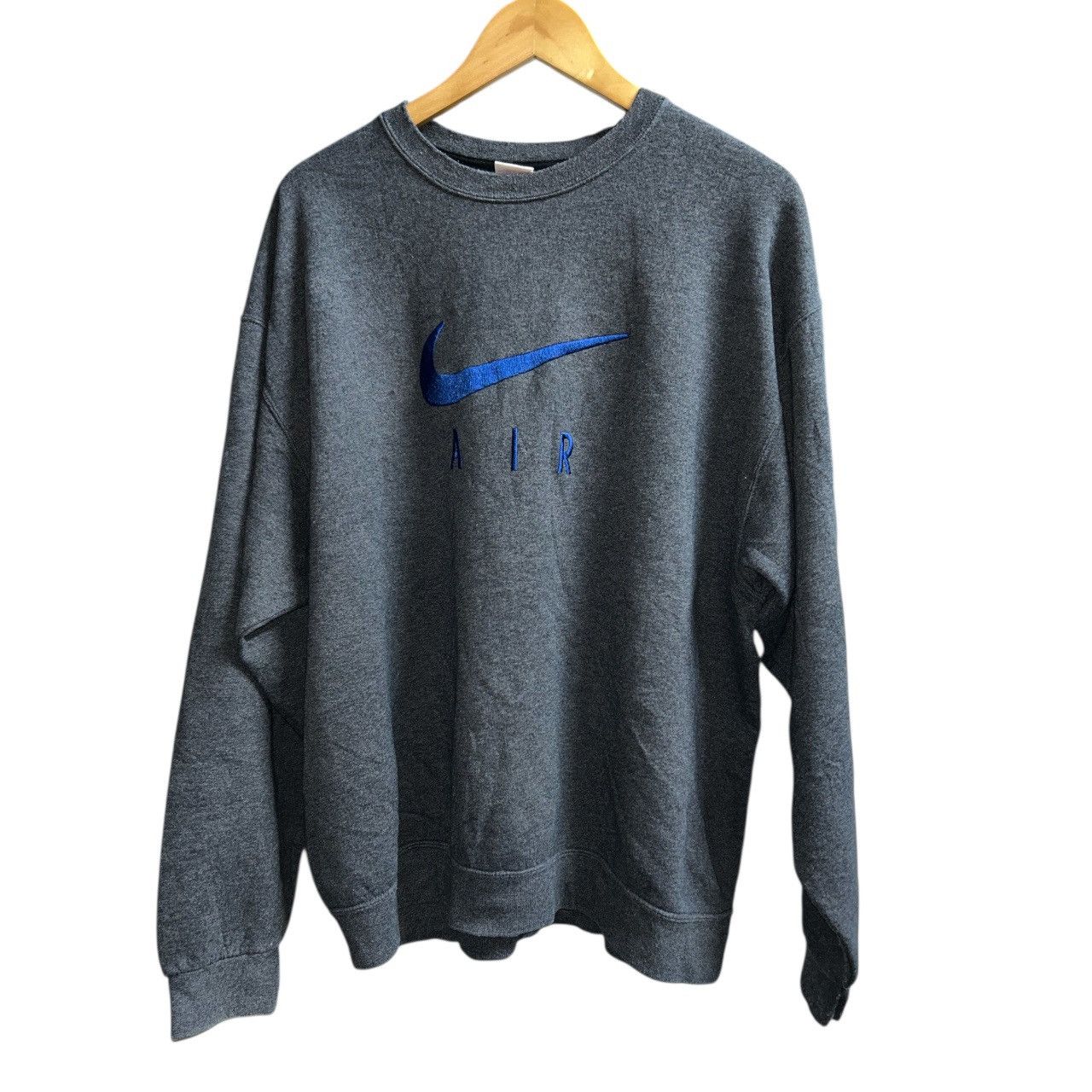 Nike 90s Nike Air Big Swoosh Sweatshirt Size US XL / EU 56 / 4 - 1 Thumbnail