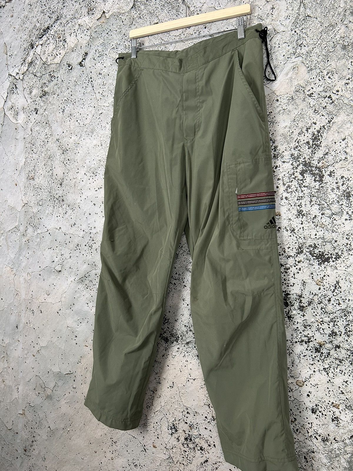 Vintage Adidas Outdoor Gorpcore Streetwear Drill Pants Y2K