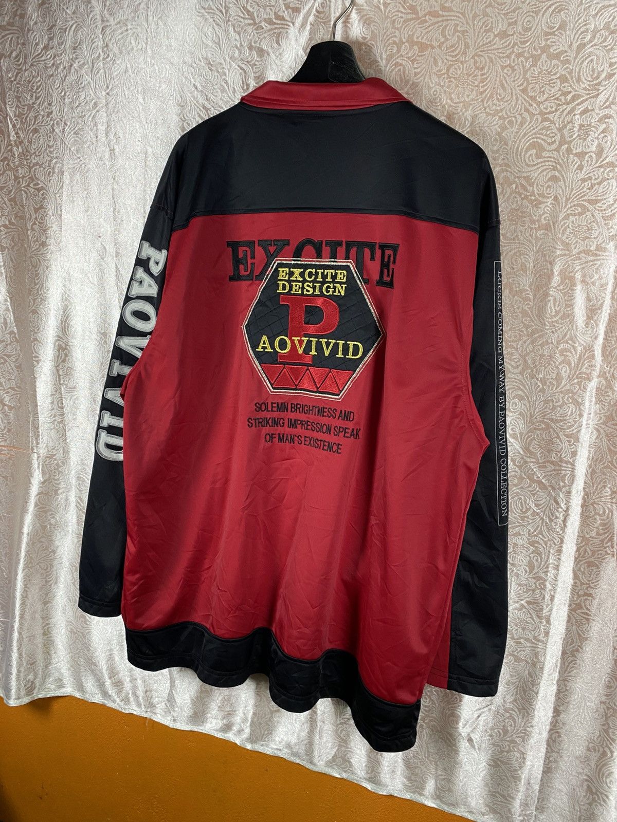 Vintage Vintage Paovivid Excite Design Racing ZipUp Motorsport Style Size US L / EU 52-54 / 3 - 10 Thumbnail