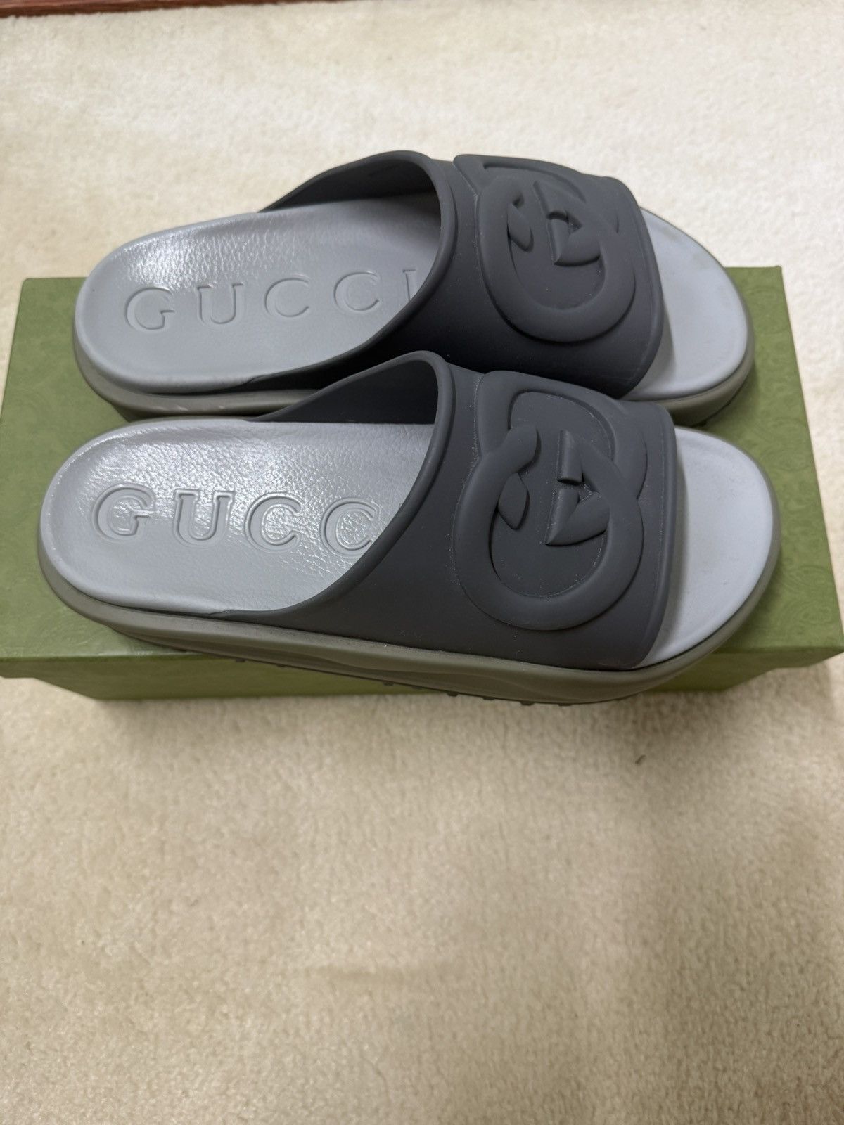 Gucci GUCCI INTERLOCKING G SANDAL’S Size US 12 / EU 45 - 2 Thumbnail