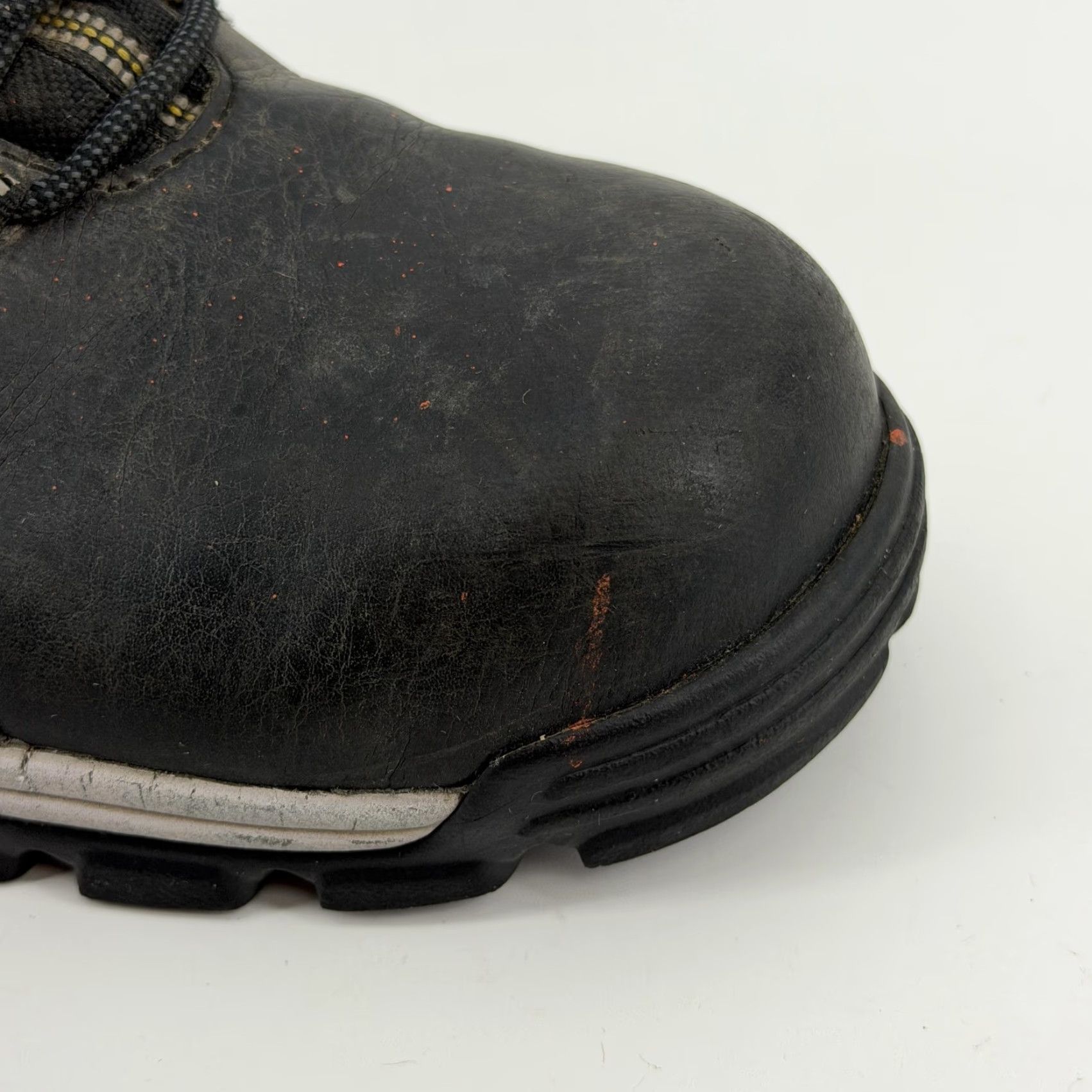 Vintage Wolverine CarbonMAX Boots Mens 8 M Black Waterproof Workwear Outdoor Leather Rubber Sole Ankle Lace Up Slip Resistant 3 lb 3.7 oz Safety Toe Size US 8 / EU 41 - 5 Thumbnail