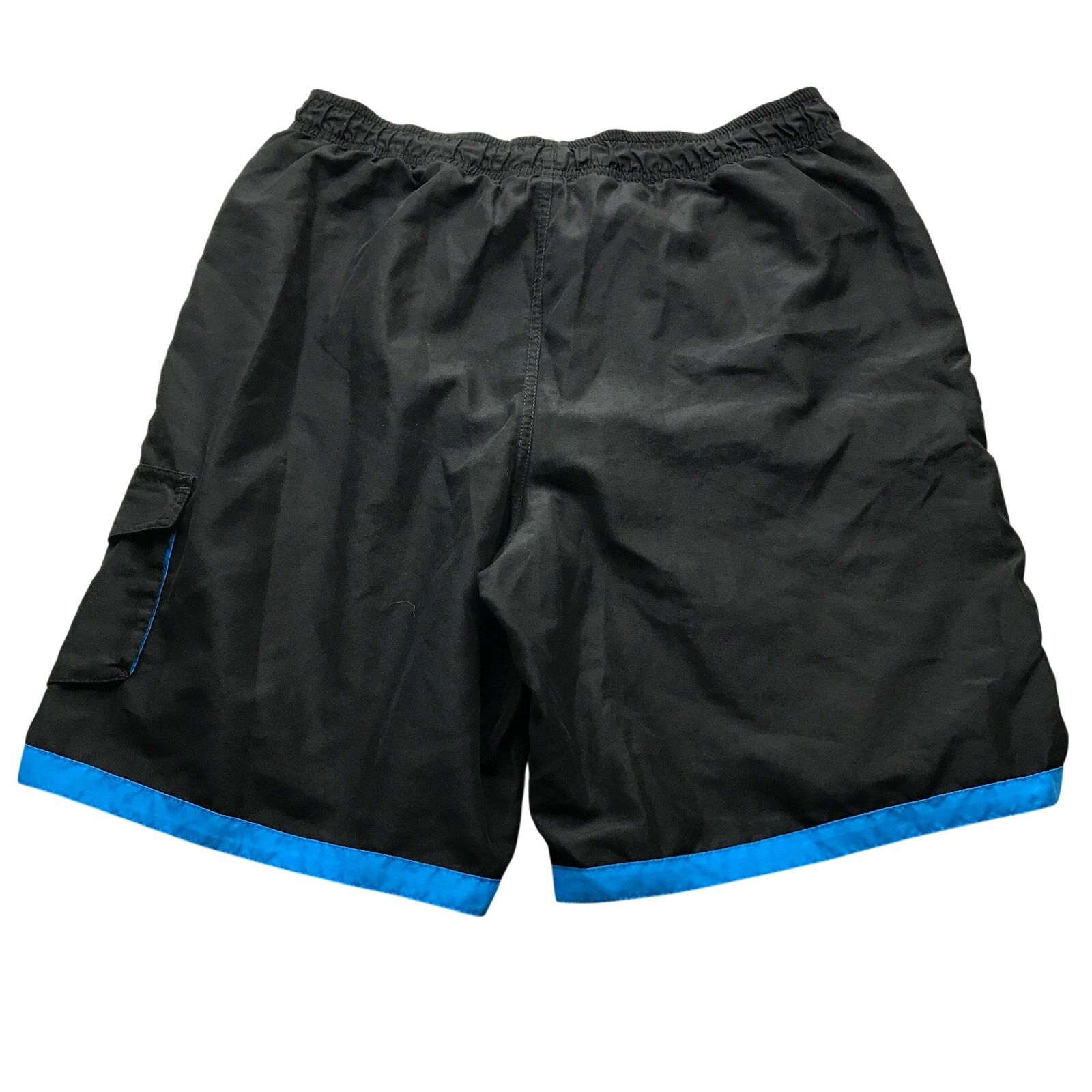Nike Nike Basketball Shorts Mens Medium Mesh Lined Black Blue Size US 38 / EU 54 - 4 Thumbnail
