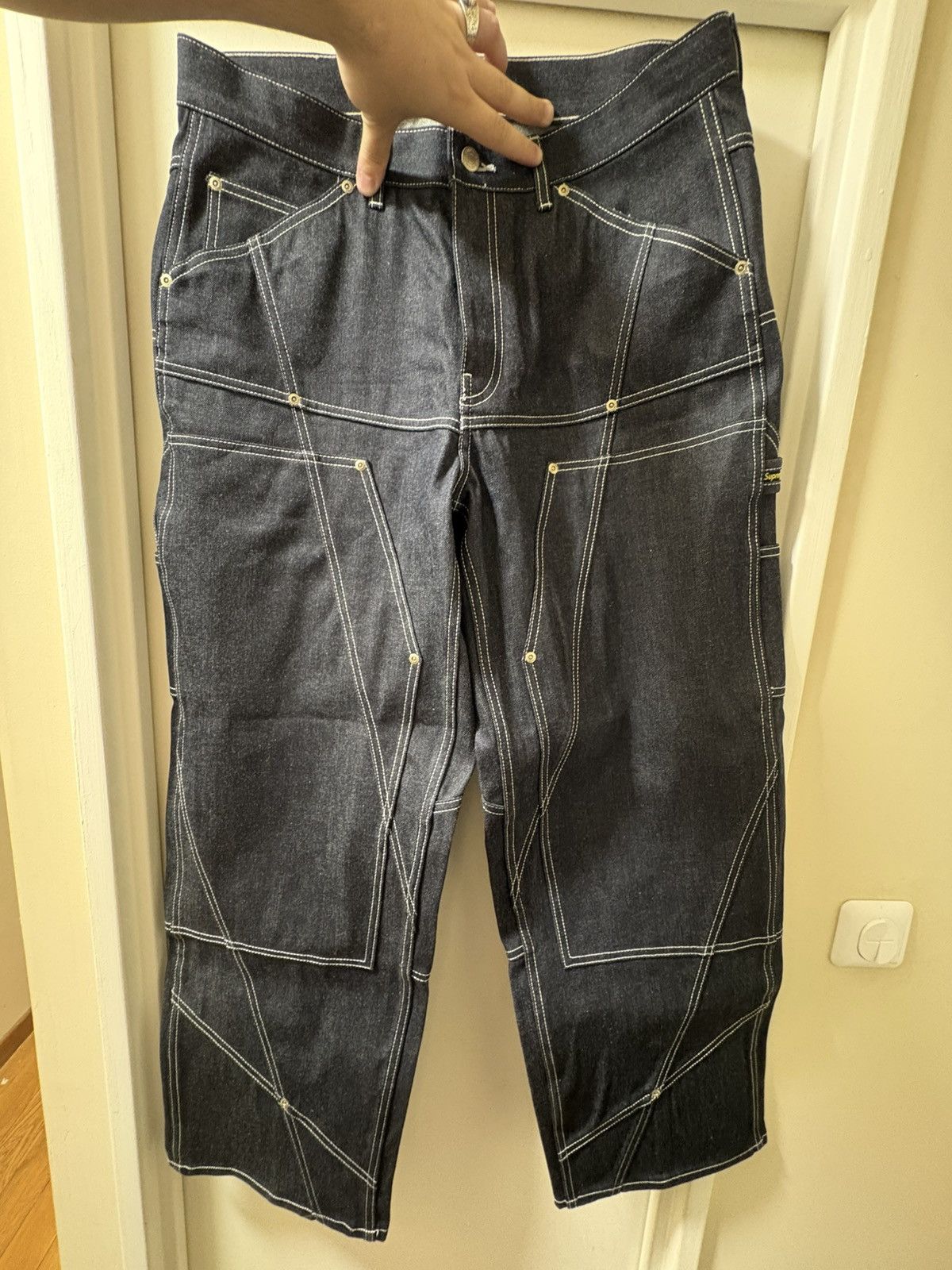 Supreme Contrast Stitch Double Knee Supreme Contrast Stitch Double