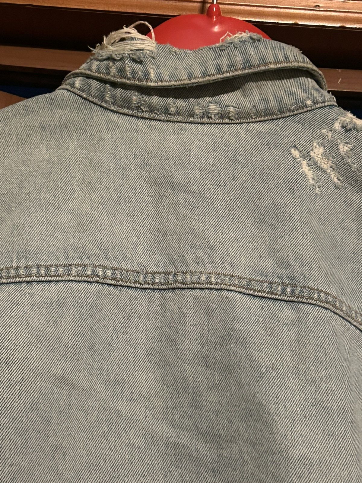 Off-White Off White Denim Distressed Light jean jacket Size S / US 4 / IT 40 - 13 Thumbnail
