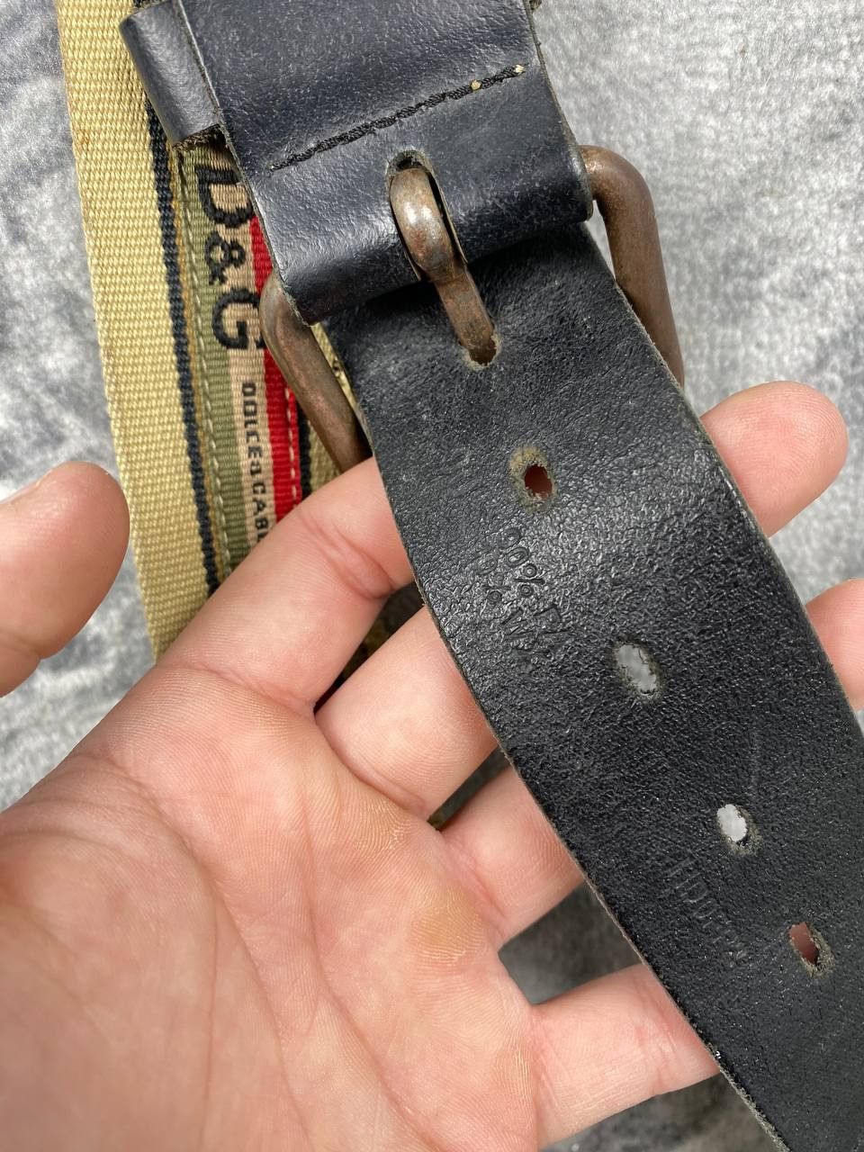 Dolce & Gabbana Vintage Dolce & Gabbana Monogram Logo DG Belt Size ONE SIZE - 8 Thumbnail