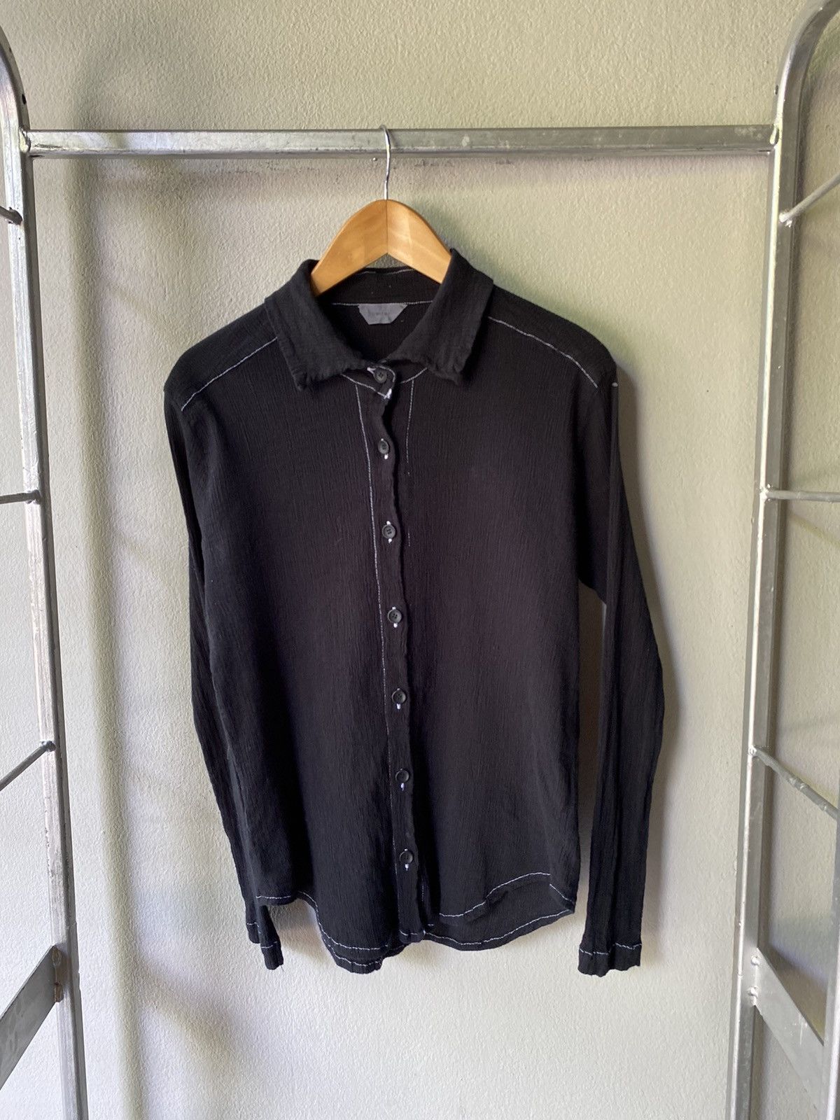 Powers Supply Powder pleated black shirt Size ONE SIZE - 4 Thumbnail