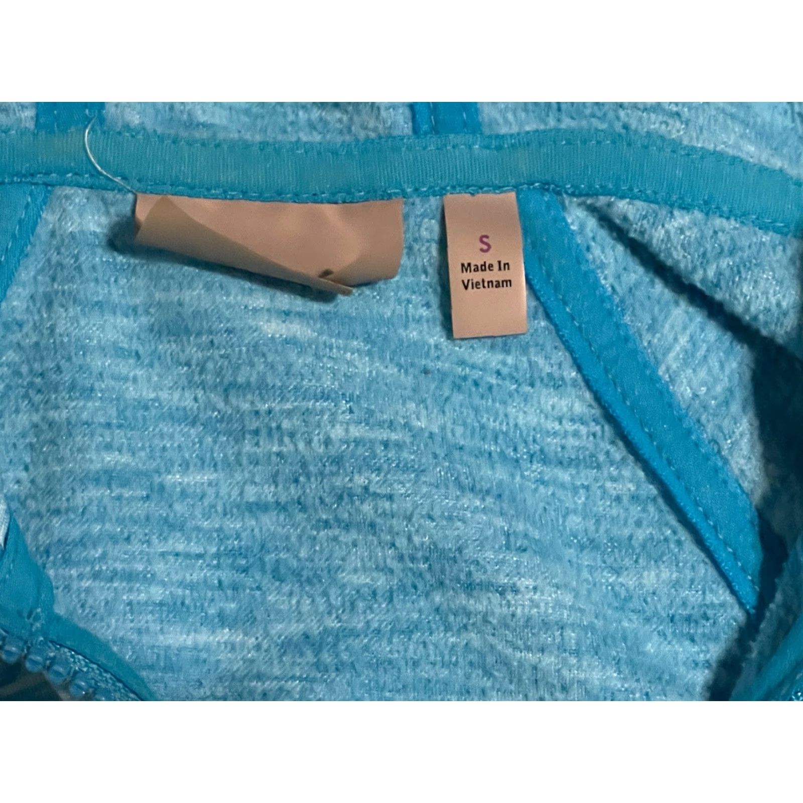 Athleta Athleta Jacket Hoodie Wom﻿en S Light Blue Thumbholes Kangaroo Pouch Sleeve Pocket Full Zip 1/2 Zip Size S / US 4 / IT 40 - 3 Thumbnail