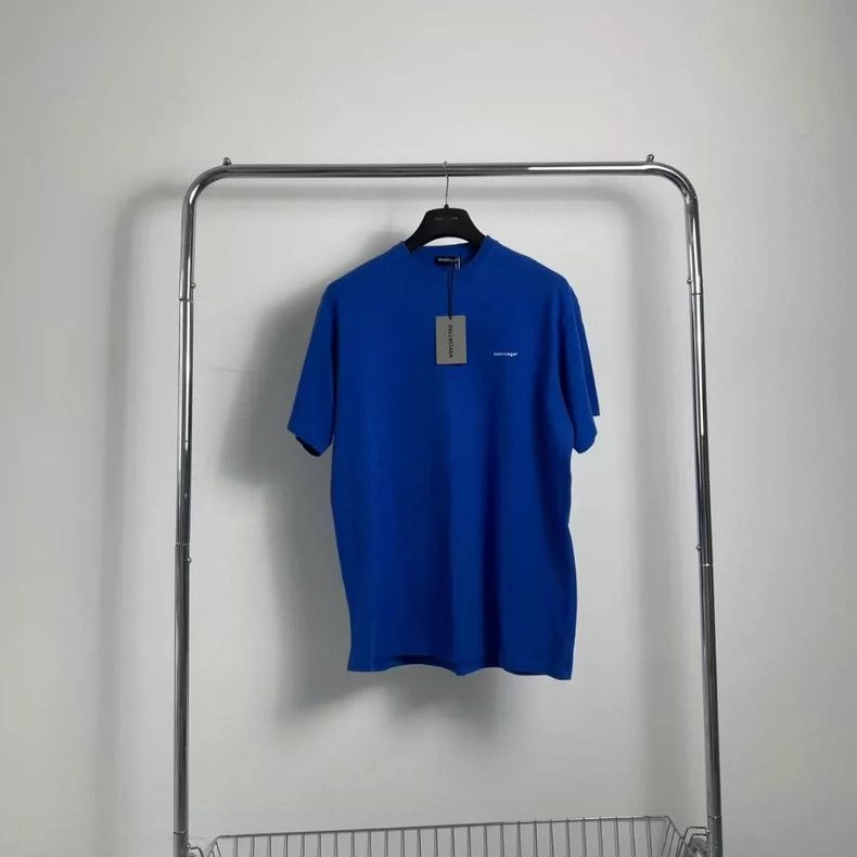 Balenciaga Blue Delete Key Short Sleeve