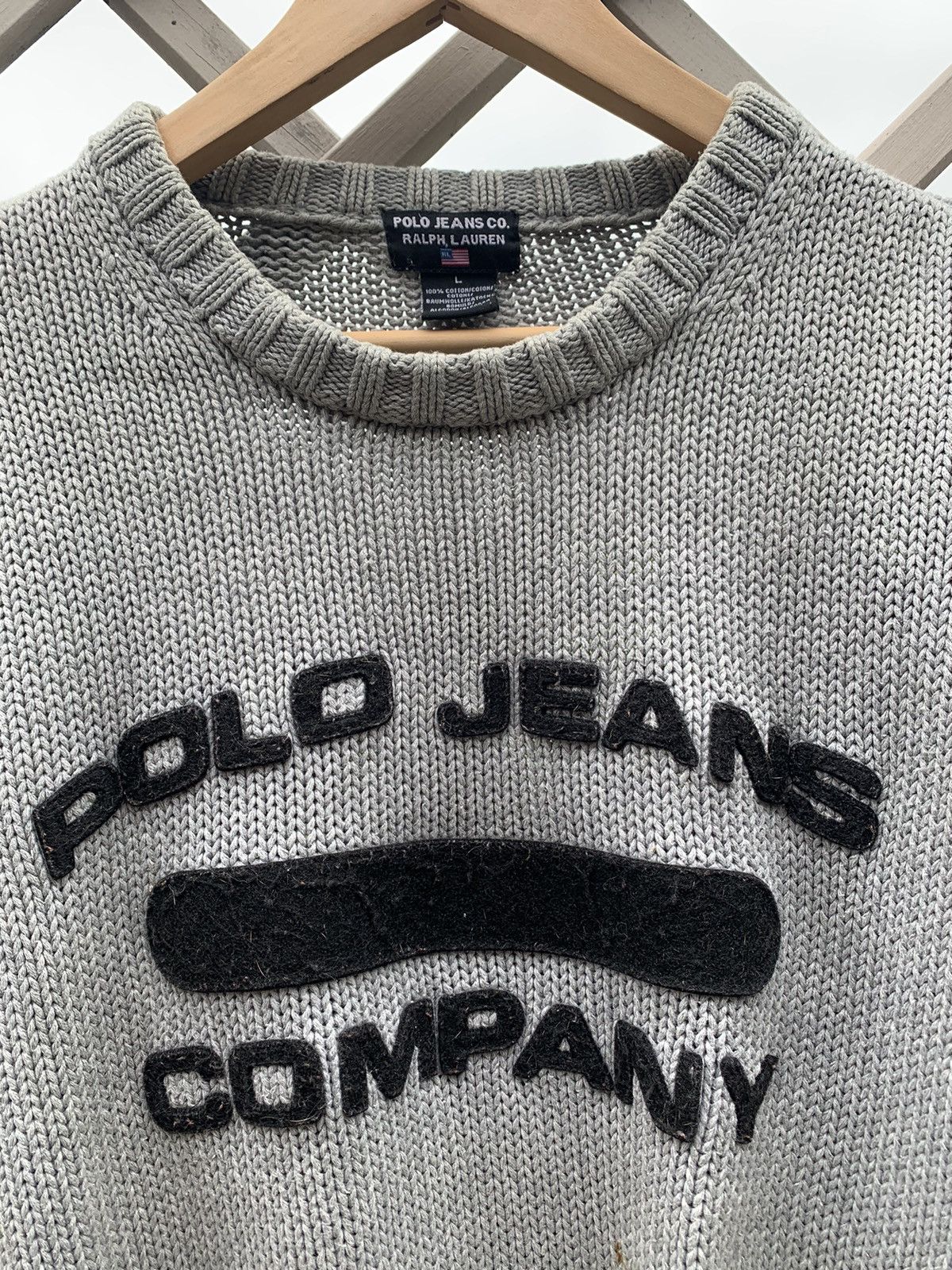 Ralph Lauren Vintage Retro Old Money Ralph Lauren Sweater Size US L / EU 52-54 / 3 - 3 Thumbnail