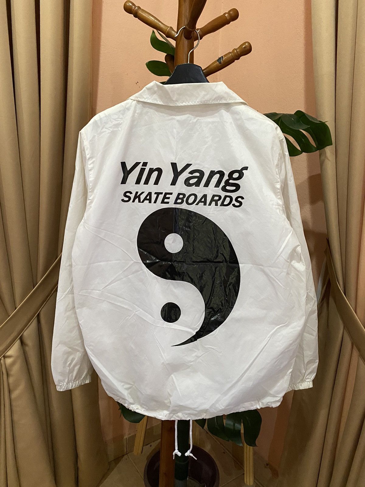 Other RARE YIN YANG SKATEBOARD COACH JACKET MINIMALIST STYLE Size US L / EU 52-54 / 3 - 1 Thumbnail