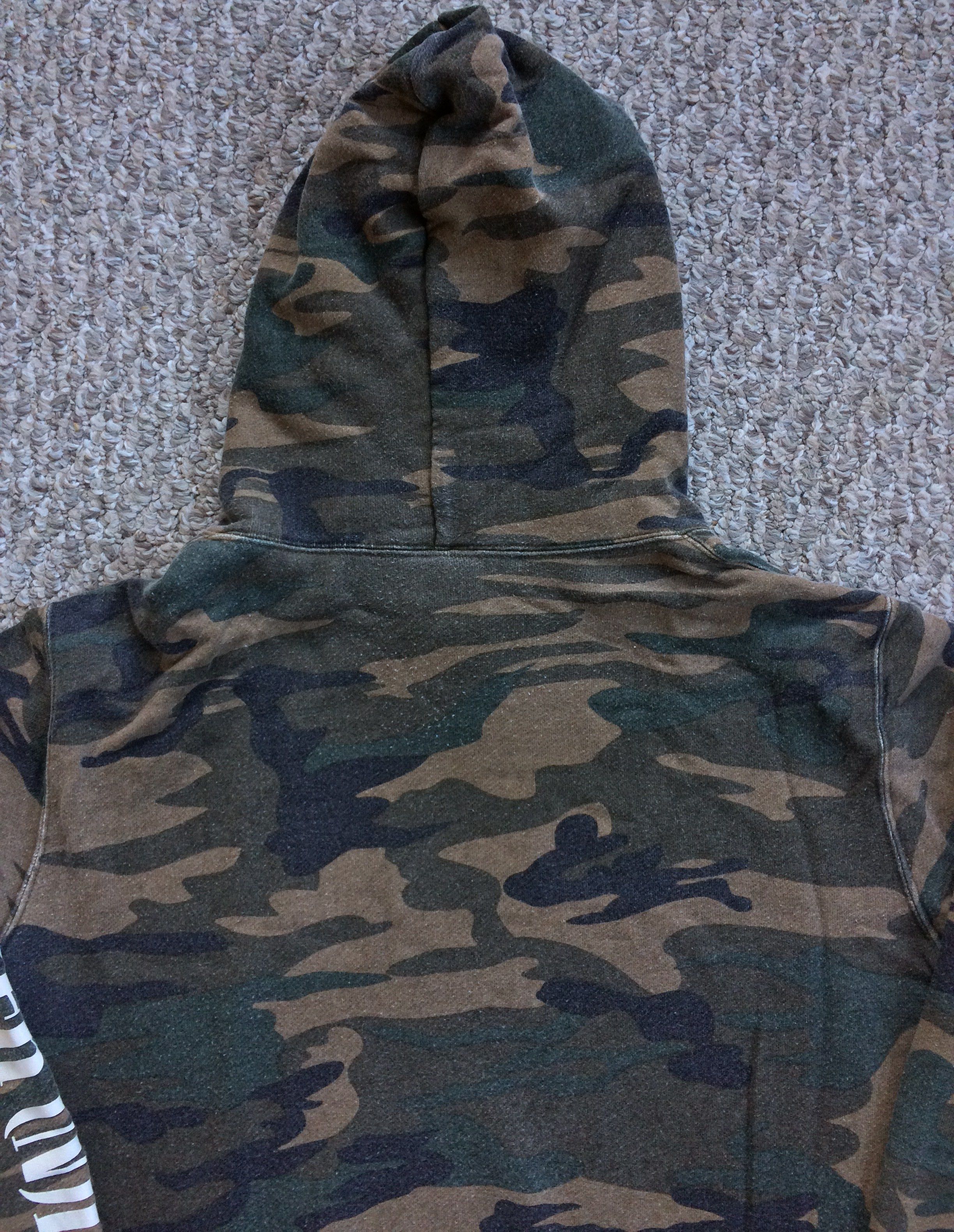 Number (N)ine Number (N)ine Camo Spellout Pullover Hoodie Size US L / EU 52-54 / 3 - 5 Thumbnail