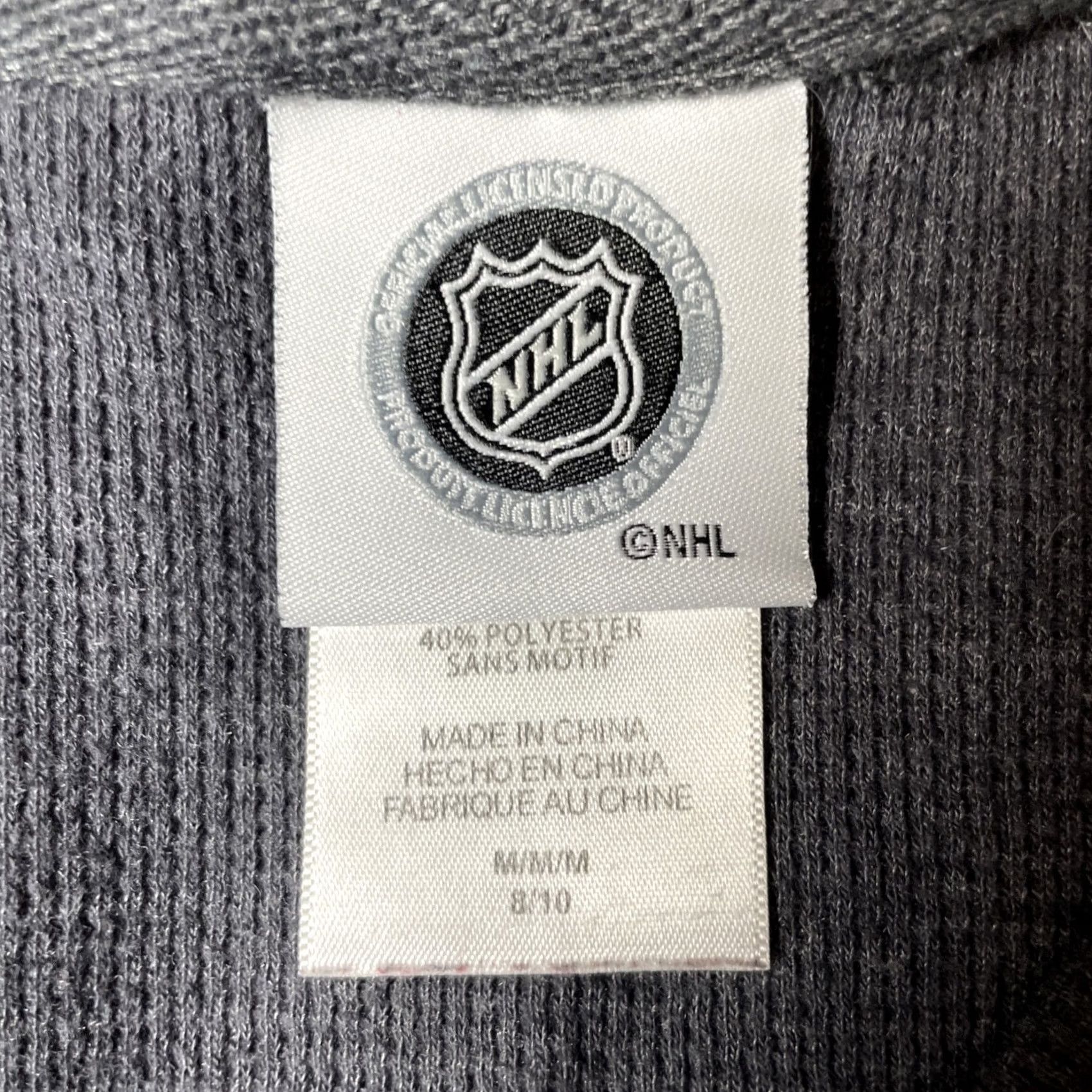 NHL NHL Flyers Womens M T-Shirt Gray Sports Knit Cozy V-Neck Logo Long Sleeve Regular Slimming All Seasons Packable Size M / US 6-8 / IT 42-44 - 4 Thumbnail