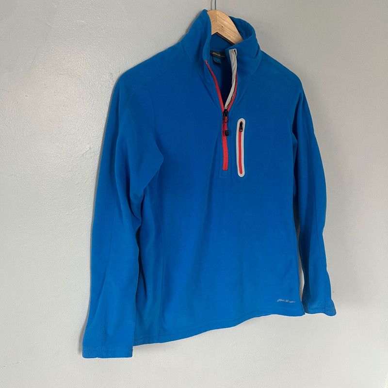 Eddie Bauer Eddie Bauer Women's Bright Blue Fleece Pullover Medium Size M / US 6-8 / IT 42-44 - 7 Thumbnail