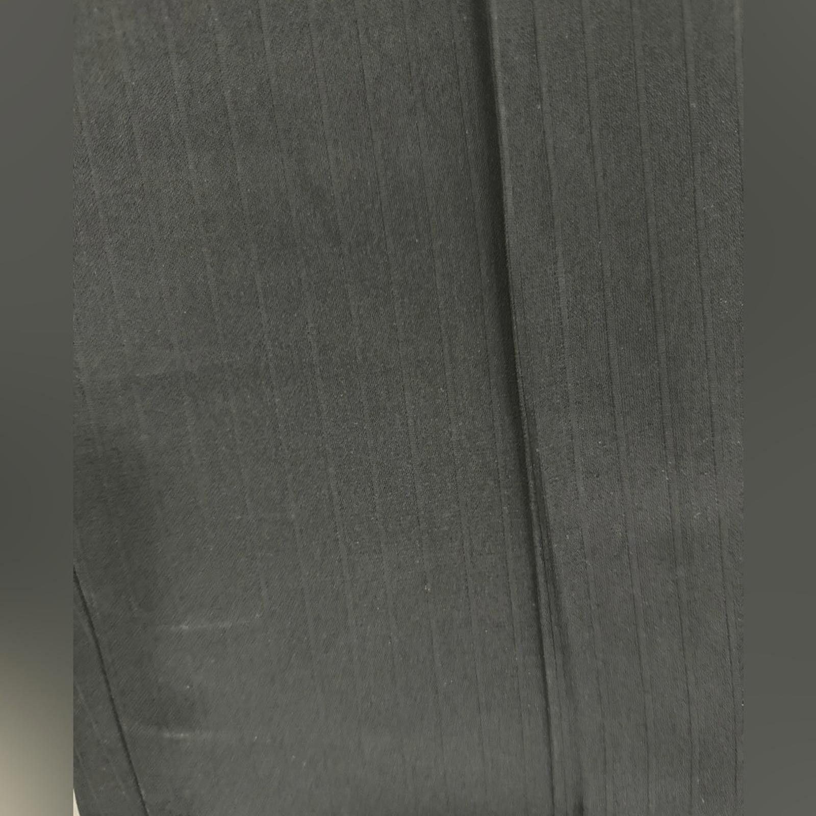 Designer Emma James Vintage Black Pinstripe Dress Pants- Sz 12 Petite Size 34" / US 12 / IT 48 - 3 Thumbnail