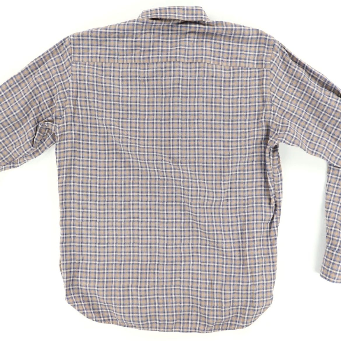 Vintage Visconti Black Slim Fit Twill Gingham Button Up Shirt Brown Men XL Size US XL / EU 56 / 4 - 4 Thumbnail