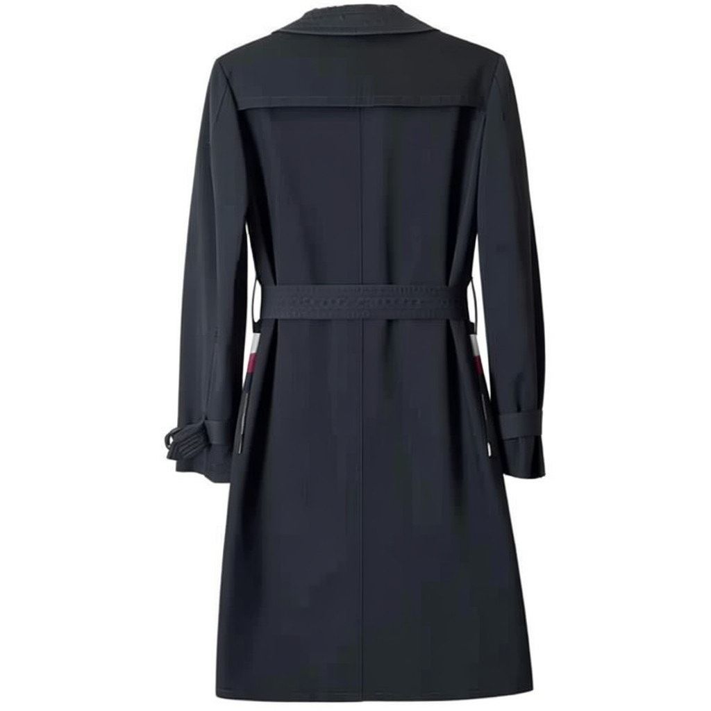Coach Coach 1941 Navy Blue Collared Knee Length Trench Coat,XS/US2 Size XS / US 0-2 / IT 36-38 - 5 Thumbnail