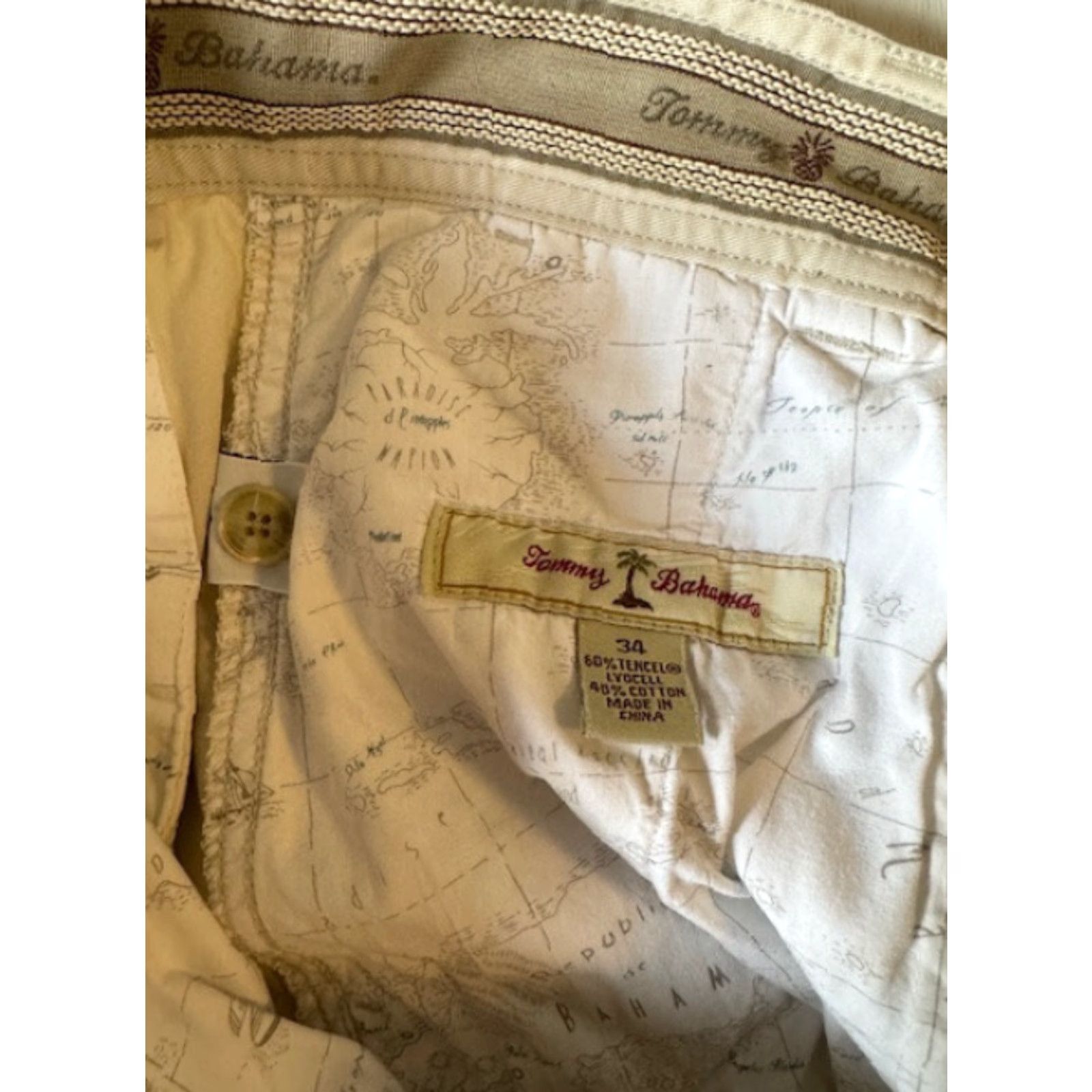 Tommy Bahama Tommy Bahama Chino Shorts Men's 34 Beige Size US 34 / EU 50 - 3 Thumbnail