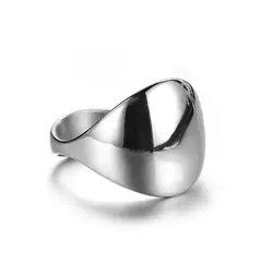 VIBE Silver Eye Ring Size 7 8 9 10 Size ONE SIZE - 7 Thumbnail