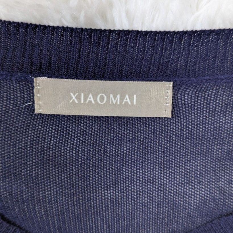 Other Wool Blend Cutout Color Block Deconstructed Sweater Blue Size S / US 4 / IT 40 - 6 Thumbnail