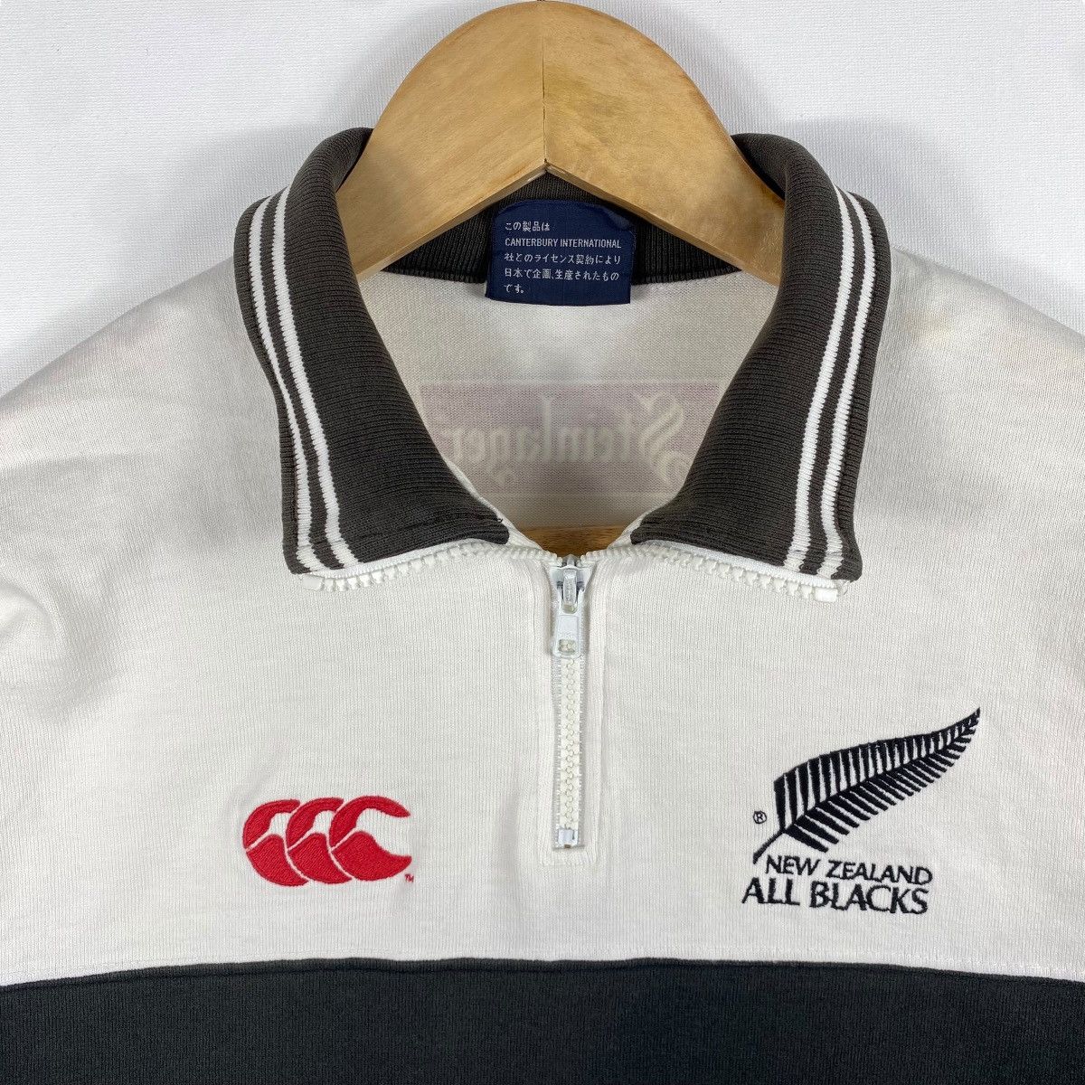 Canterbury of New Zealand Vintage Canterbury Of New Zealand All Blacks Steinlager Size US L / EU 52-54 / 3 - 2 Thumbnail