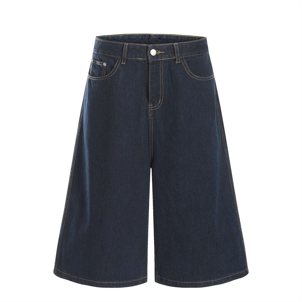 Japanese Brand × Vintage Men's loose casual washed fireworks embroidered denim shorts Size US 32 / EU 48 - 2 Thumbnail