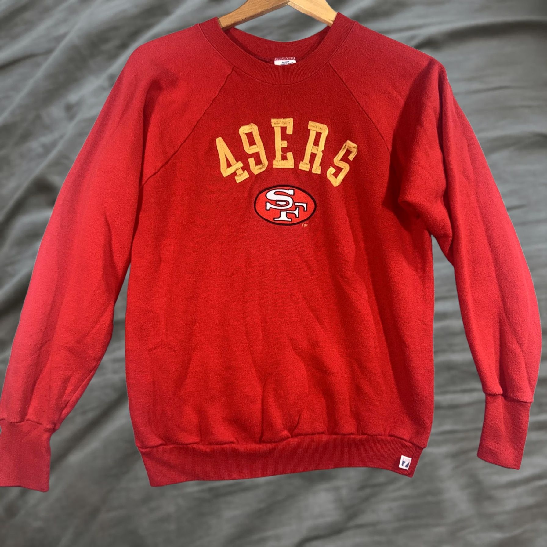 Logo 7 VINTAGE San Francisco 49ers Sweatshirt Women’s L Red Logo 7 NFL Football Crewneck Size L / US 10 / IT 46 - 1 Thumbnail