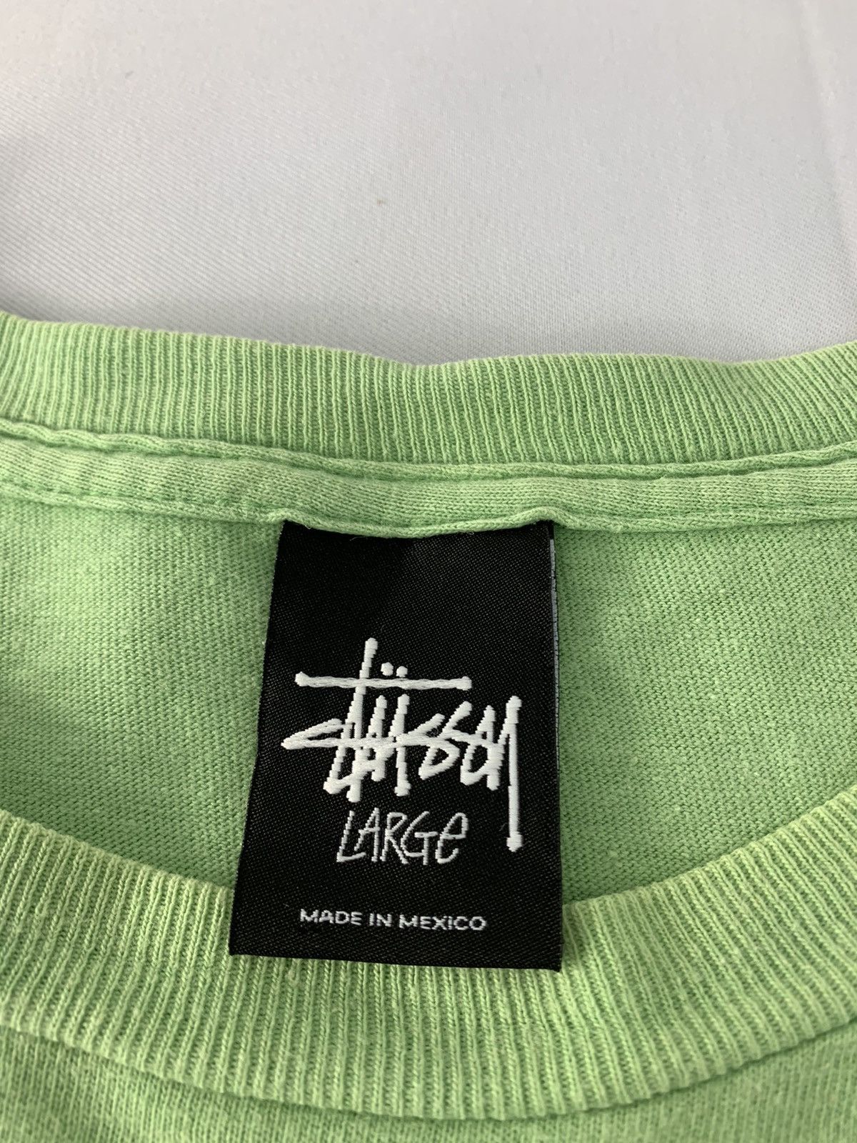 Stussy × Vintage Stussy USCA Big Bear Logo Spell Out Printed Casual Tee Size US L / EU 52-54 / 3 - 5 Thumbnail