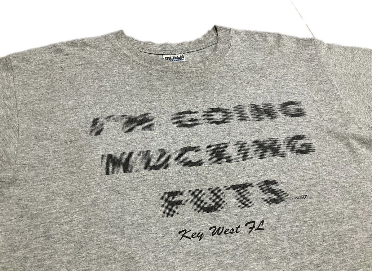 Band Tees × Vintage 🔥Y2K Vintage I’m Going Nucking Futs Shirt Size US L / EU 52-54 / 3 - 1 Thumbnail