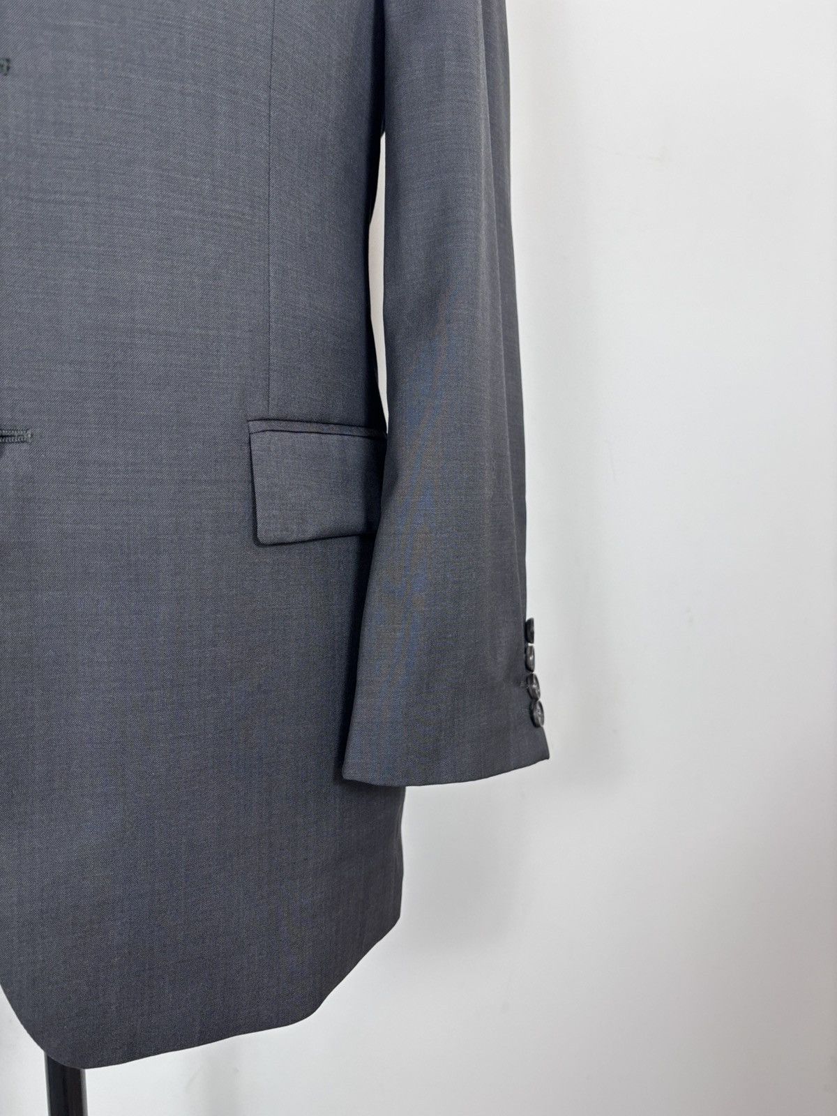 Hugo Boss Hugo Boss Bertolucci/Movie Men’s 2-Piece Gray Wool Suit Size 40R - 6 Thumbnail