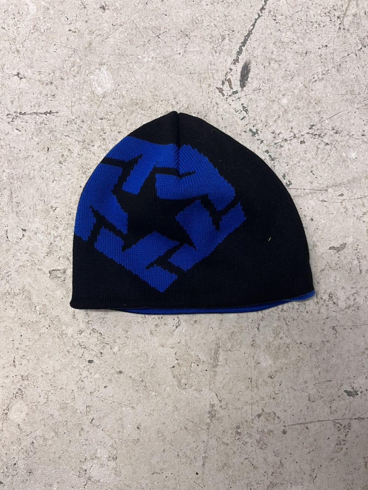 Vintage Y2k tribal gear reversible beanie Size ONE SIZE - 1 Thumbnail