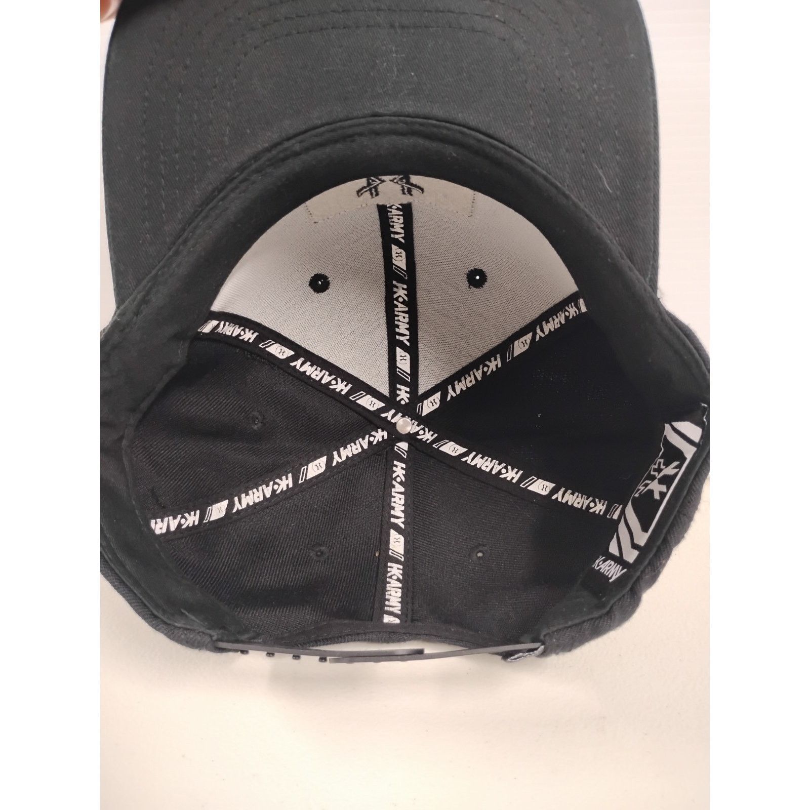 Other HK-ARMY (OSFM) All Black Graphic Hat Snapback Cap Size ONE SIZE - 7 Thumbnail