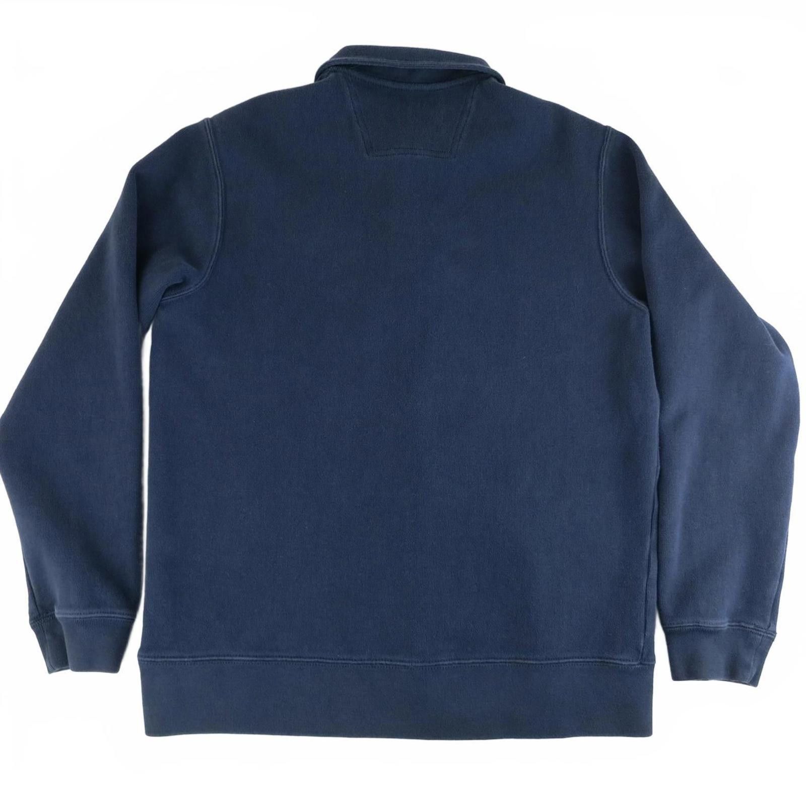 Eddie Bauer Eddie Bauer Navy Blue Long Sleeve Fleece Polo Shirt Men's S Size US S / EU 44-46 / 1 - 5 Thumbnail