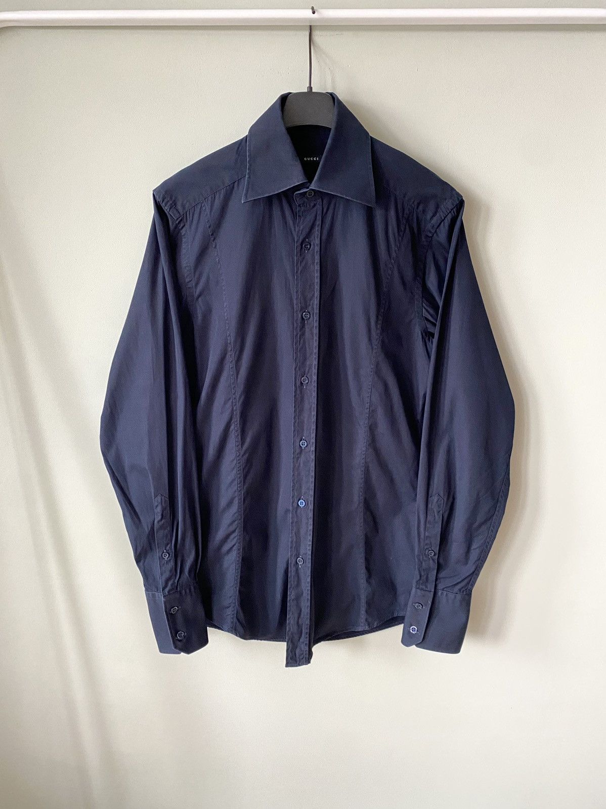 Gucci Gucci Vintage button up ls shirt Size US M / EU 48-50 / 2 - 1 Thumbnail