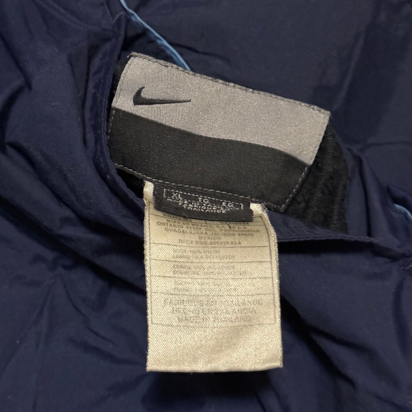 Nike × Vintage Vintage Nike Reversible Jacket Size XL Fleece Navy/Blue Y2K Size US XL / EU 56 / 4 - 5 Thumbnail