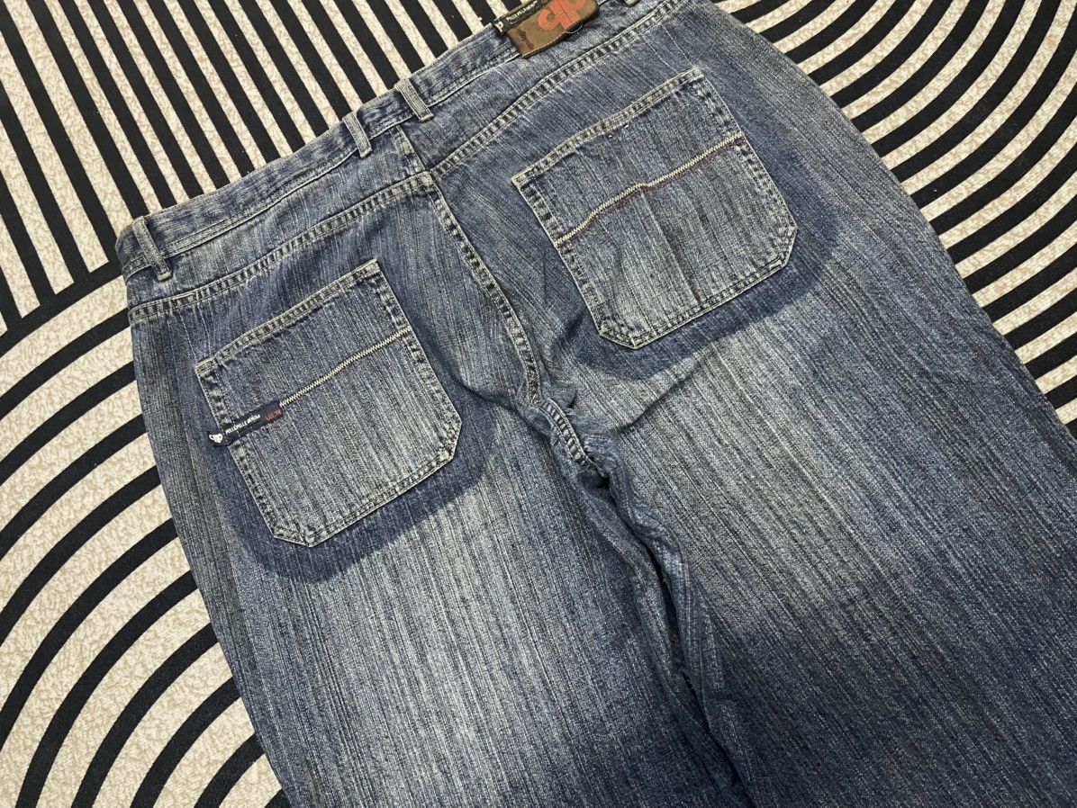 Marc Buchanan 90s PELLE PELLE BY MARC BUCHANAN BAGGY DOUBLE KNEE JEANS Size US 41 - 19 Thumbnail