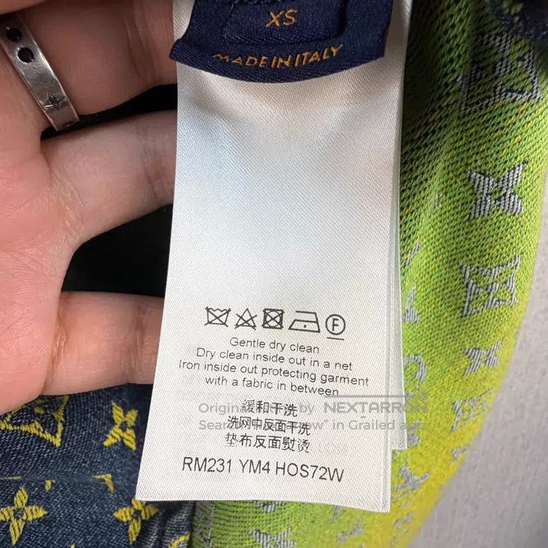 Louis Vuitton Louis Vuitton SS23 Gradient Old Flower Letter Logo Jacquar Size US XS / EU 42 / 0 - 5 Thumbnail
