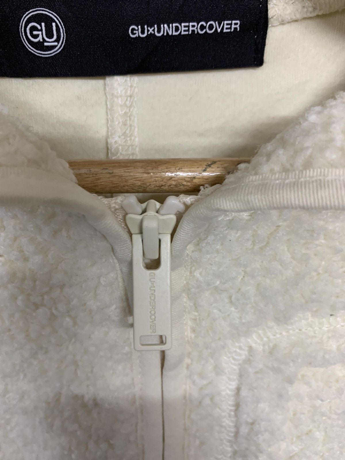 GU × Japanese Brand × Undercover Gu X Undercover Fleece Zipper Down Long Jacket Size US M / EU 48-50 / 2 - 7 Thumbnail