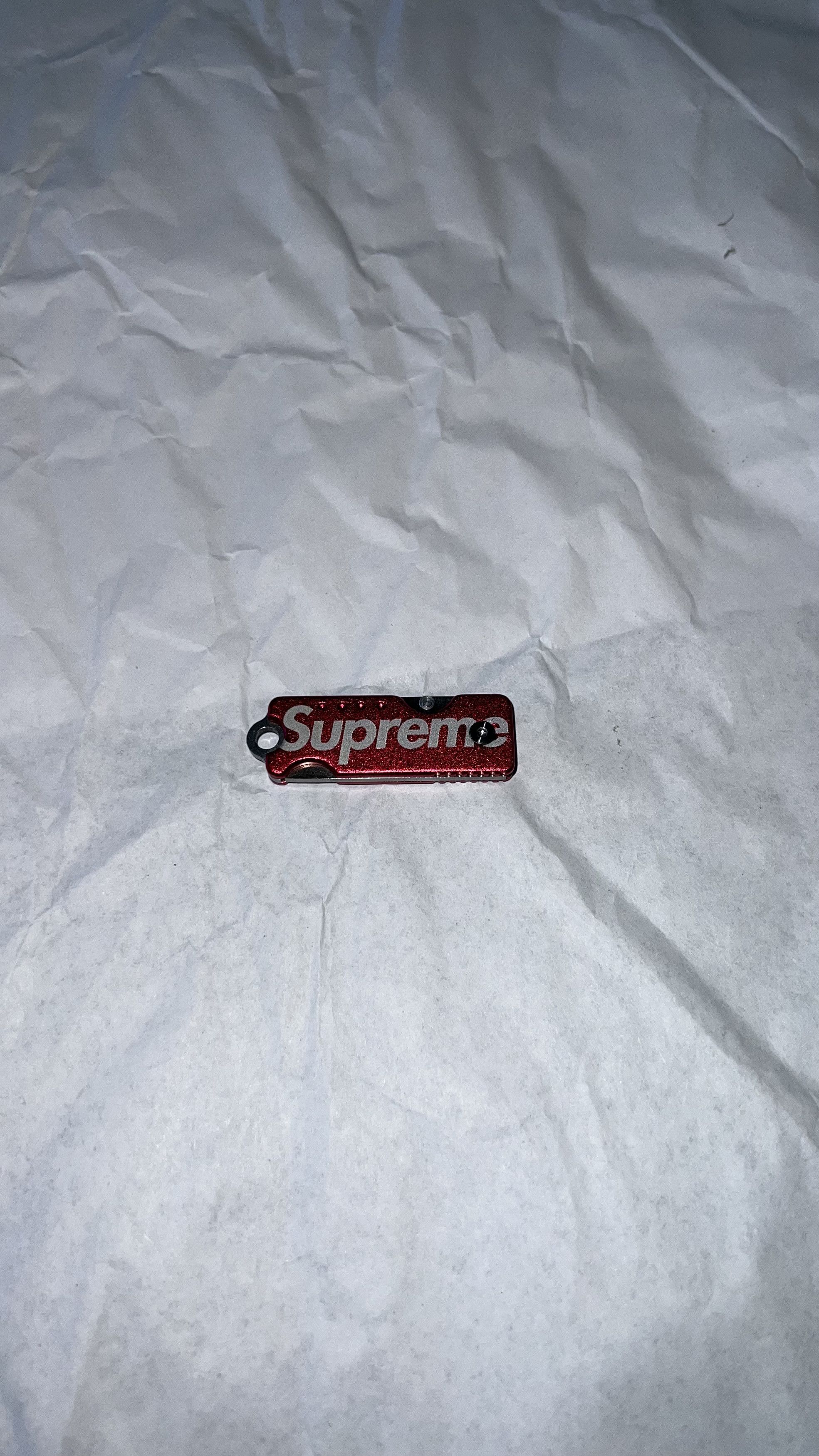 image of Supreme Quiet Carry Knife Red, Men's